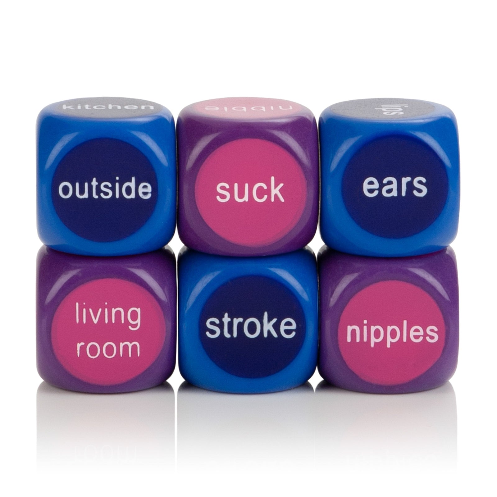 California Exotics - Hot and Spicy Party Dice (Multi Colour) - Games Durio.sg