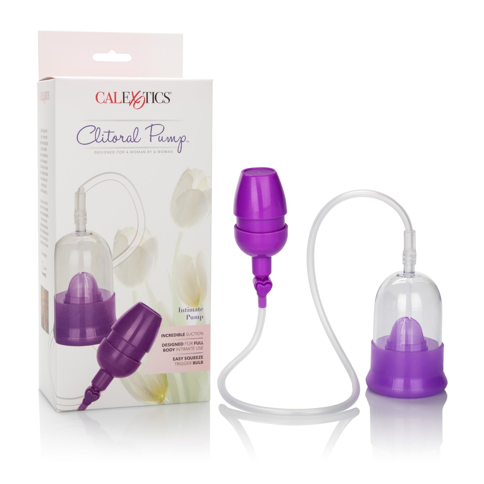 California Exotics - Intimate Pump Sensual Body Pump (Purple) - Clitoral Pump (Non Vibration) Durio.sg