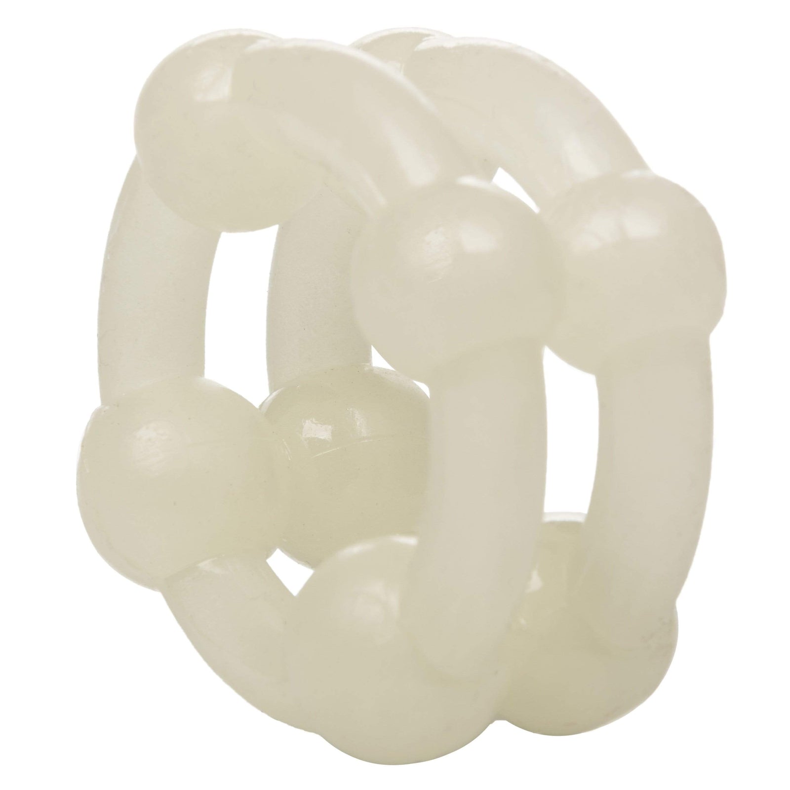 California Exotics - Island Rings Double Stacker Cock Ring (White) - Cock Ring (Non Vibration) Durio.sg