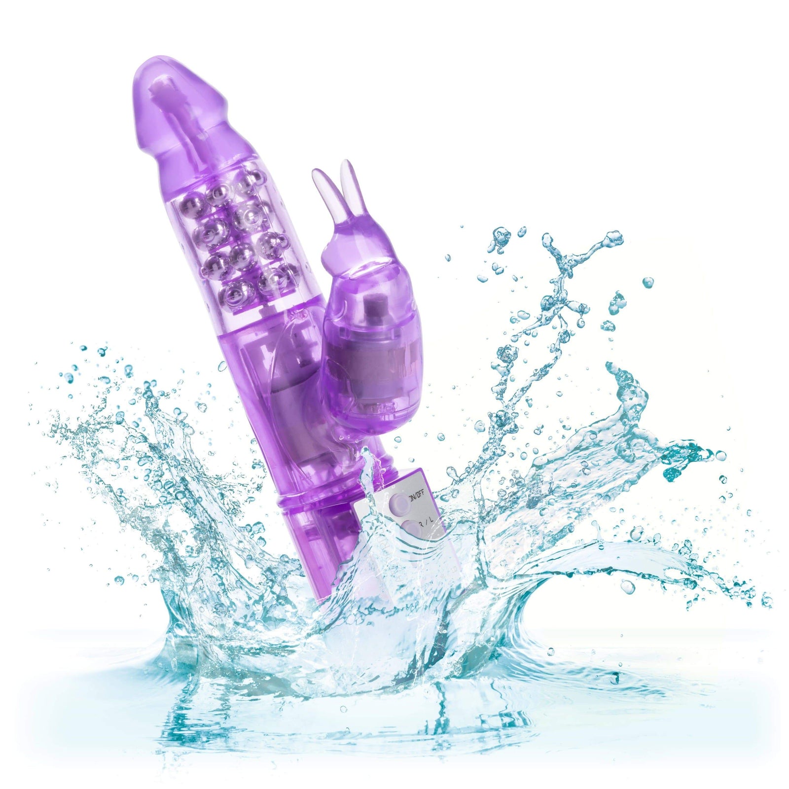 California Exotics - Jack Rabbit My First Jack Rabbit Vibrator (Purple) - Rabbit Dildo (Vibration) Non Rechargeable Durio.sg