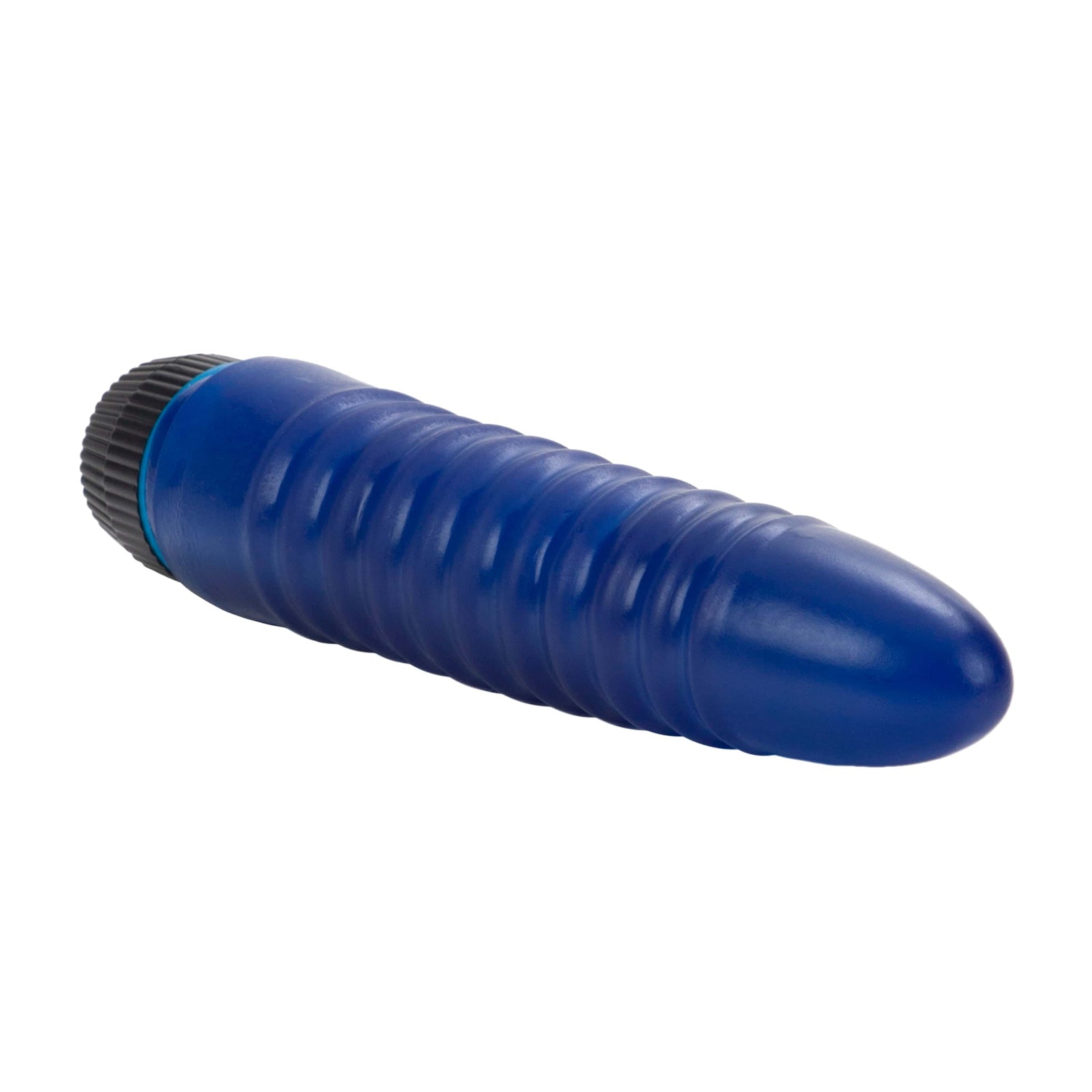 California Exotics - Jelly Future Flex Turbo Dyne Vibrator (Blue) - Non Realistic Dildo w/o suction cup (Vibration) Non Rechargeable Durio.sg