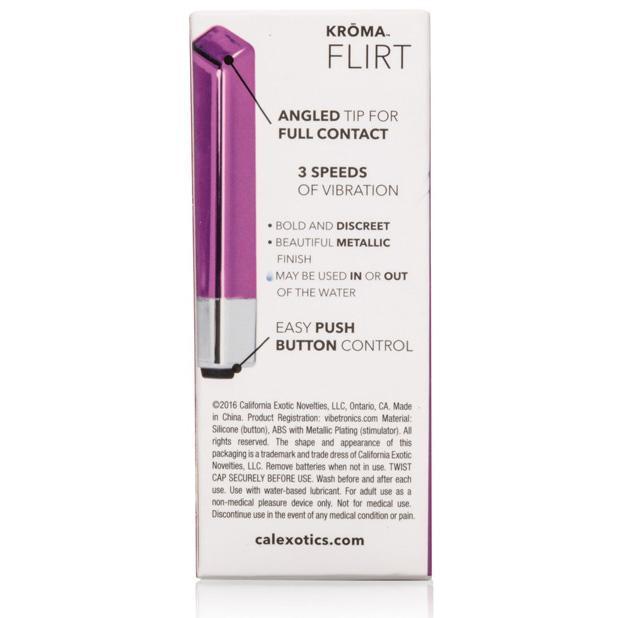 California Exotics - Kroma Flirt Bullet Vibrator (Pink) - Bullet (Vibration) Non Rechargeable Durio.sg
