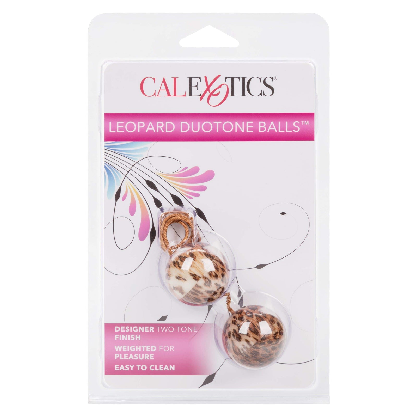 California Exotics - Leopard Duotone Weighted Kegel Balls (Leopard) - Kegel Balls (Non Vibration) Durio.sg