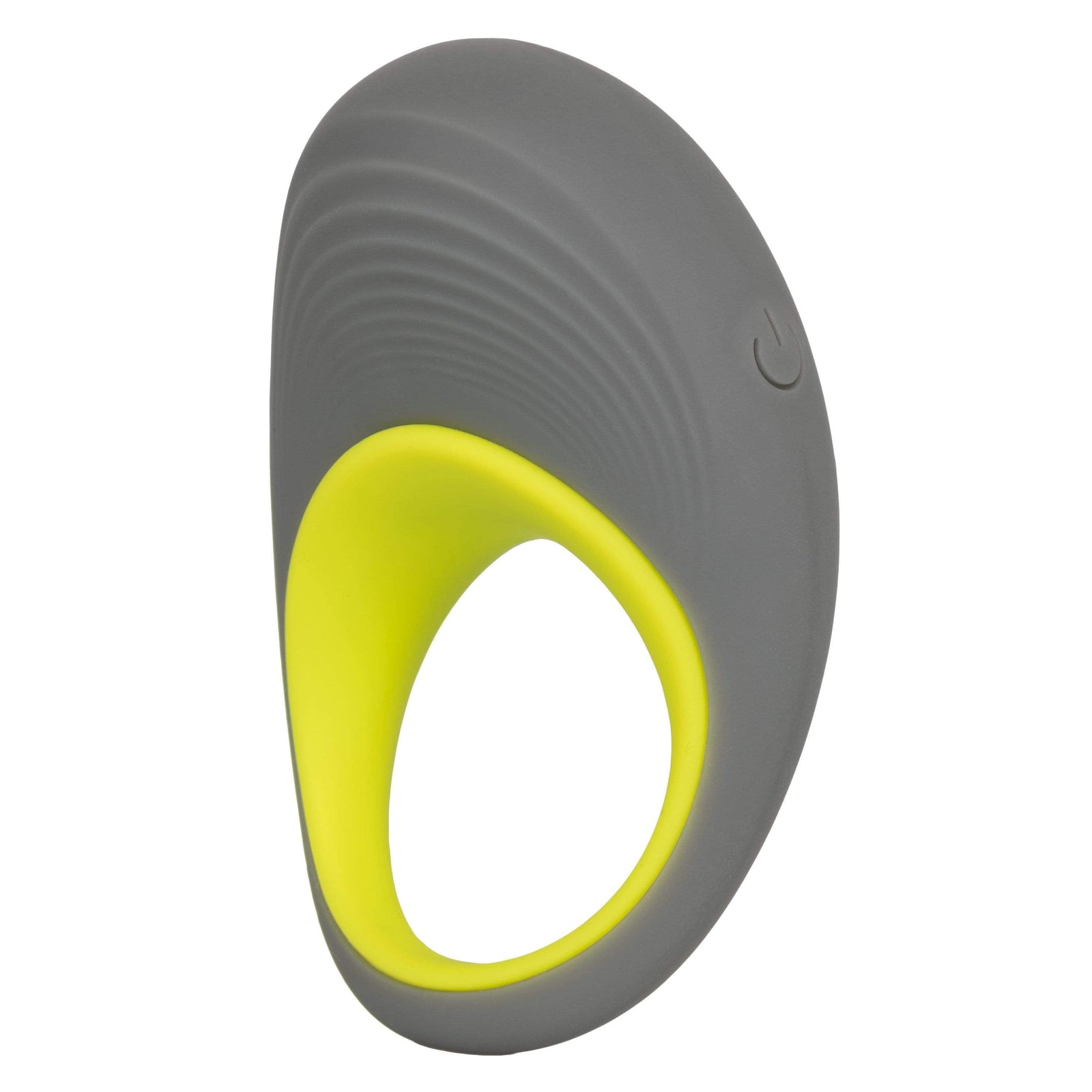 California Exotics - Link Up Edge Vibrating Cock Ring (Grey) - Silicone Cock Ring (Vibration) Rechargeable Durio.sg
