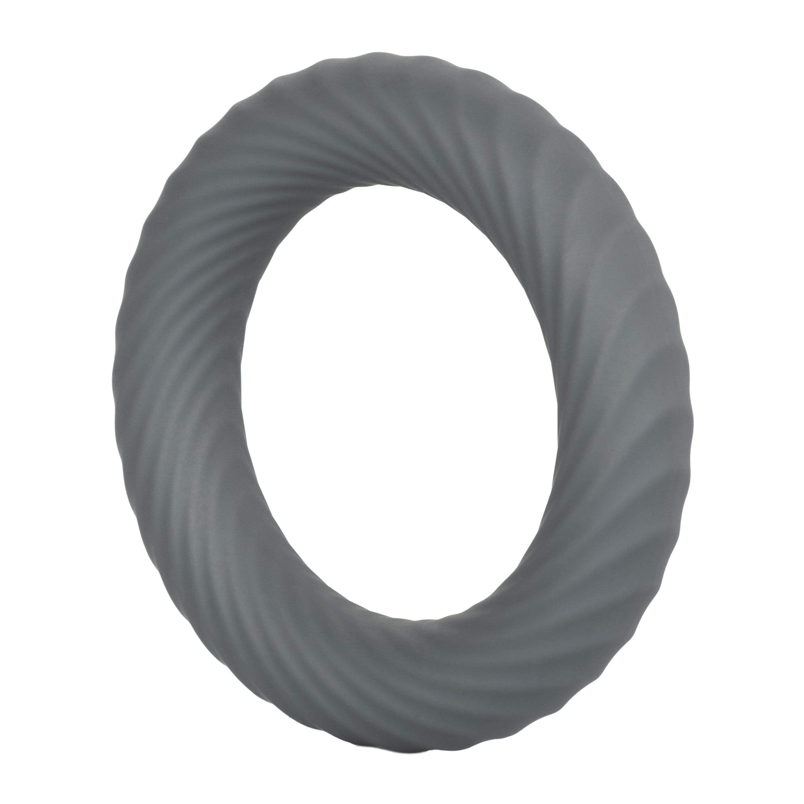 California Exotics - Link Up Edge Vibrating Cock Ring (Grey) - Silicone Cock Ring (Vibration) Rechargeable Durio.sg