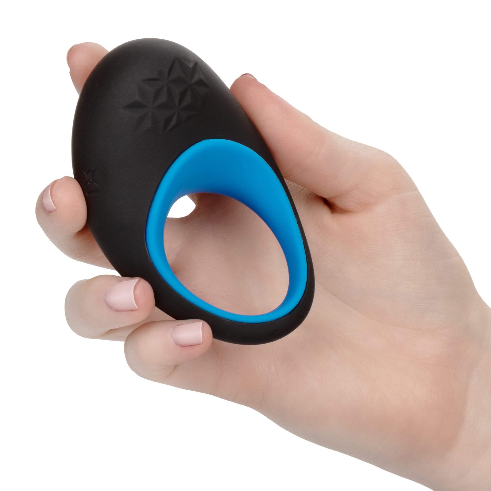 California Exotics - Link Up Max Vibrating Cock Ring (Black) - Silicone Cock Ring (Vibration) Rechargeable Durio.sg