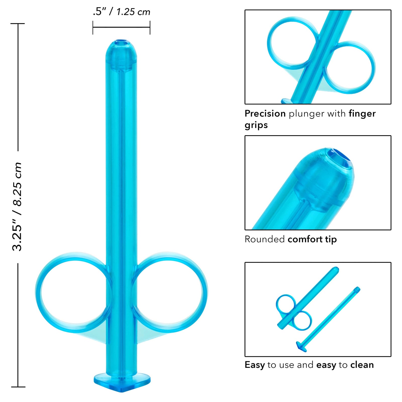 California Exotics - Lube Tube Lube Dispenser Accessory (Blue) - Accessories Durio.sg
