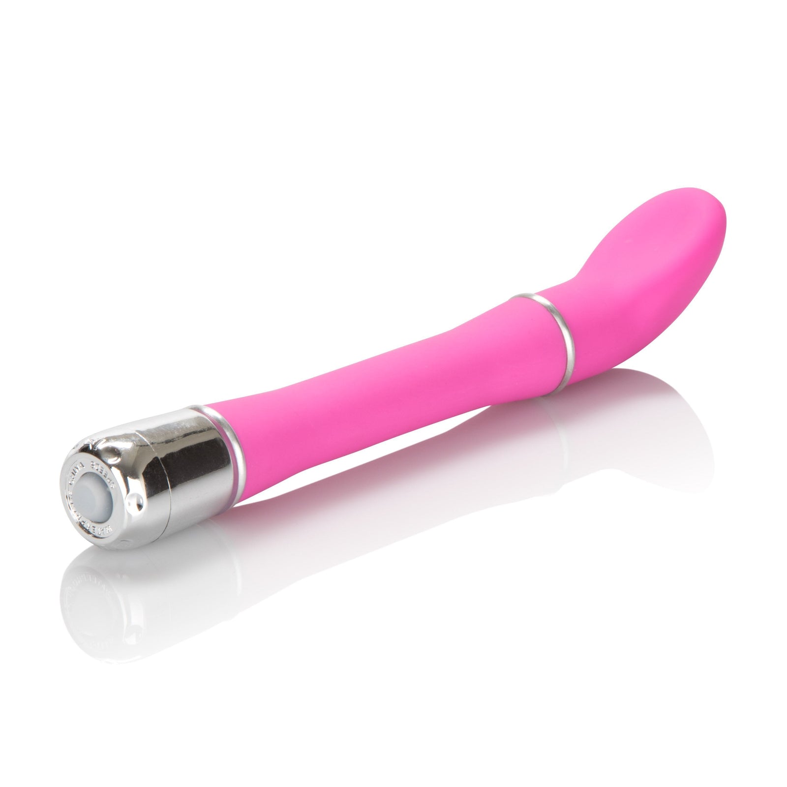 California Exotics - Lulu Satin Scoop Mini Vibrator (Pink) - G Spot Dildo (Vibration) Non Rechargeable Durio.sg