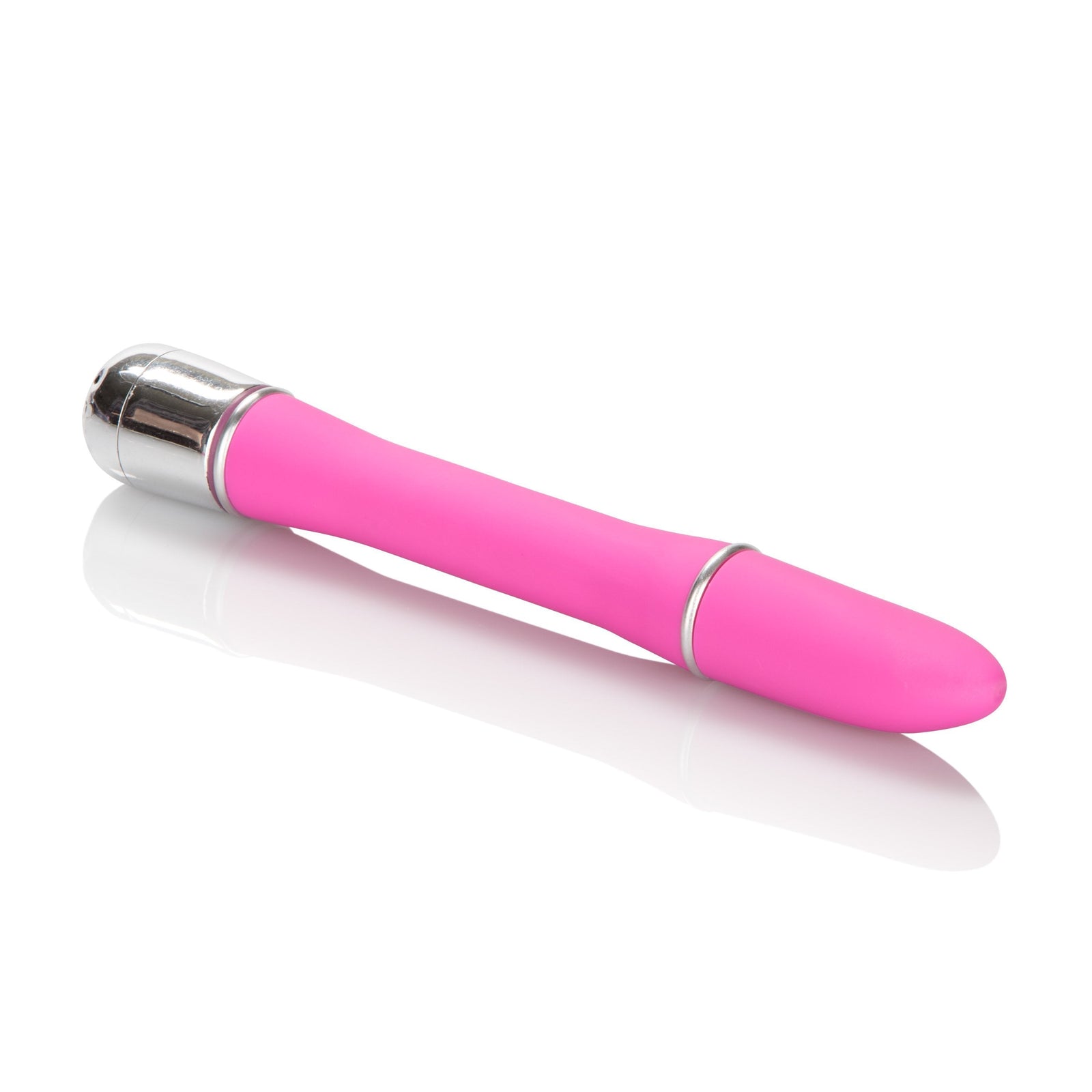 California Exotics - Lulu Satin Touch Mini Vibrator (Pink) - Non Realistic Dildo w/o suction cup (Vibration) Non Rechargeable Durio.sg