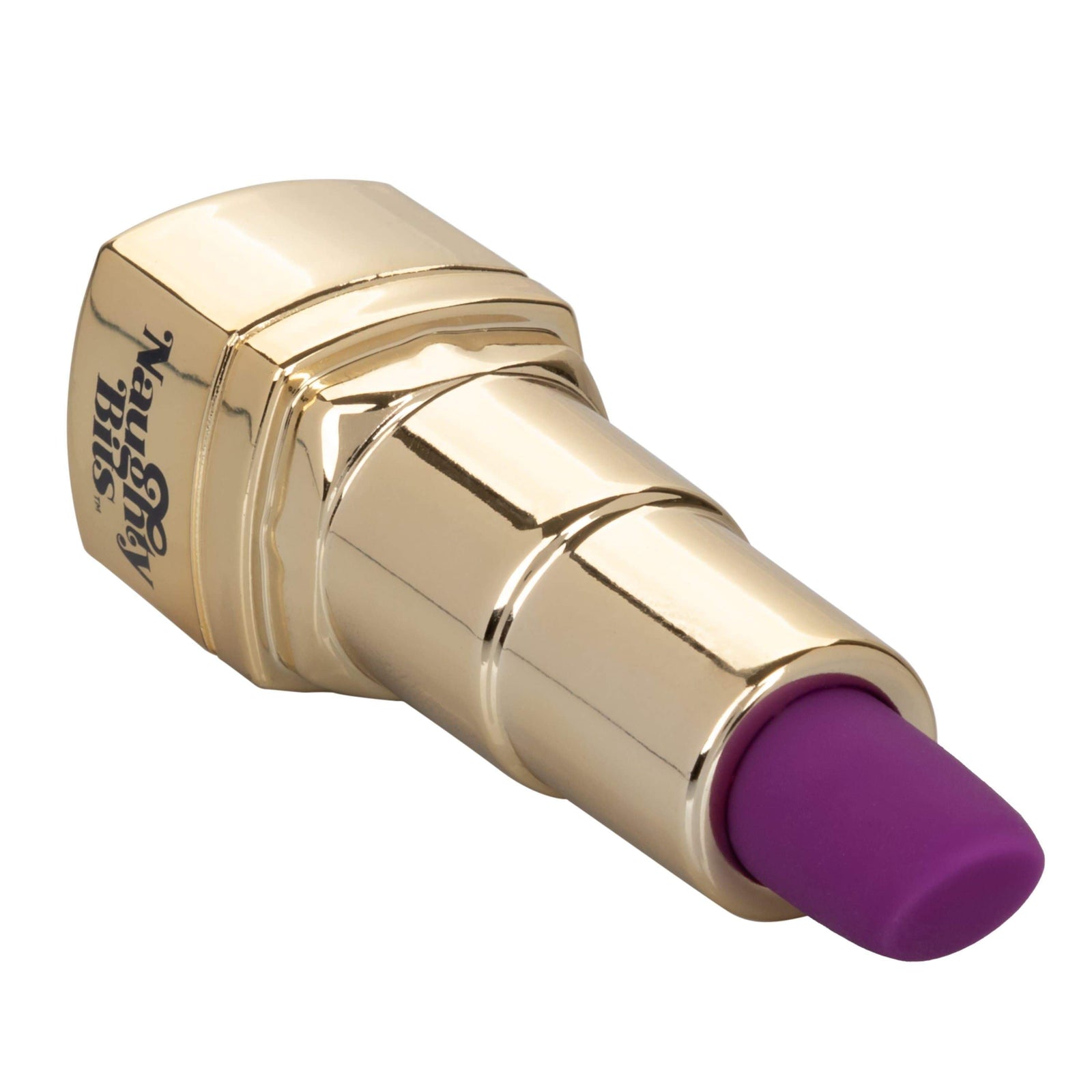 California Exotics - Naughty Bits Bad Bitch Discreet Lipstick Vibrator (Gold) - Discreet Toys Durio.sg