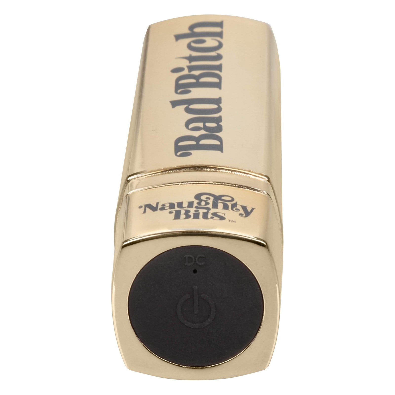 California Exotics - Naughty Bits Bad Bitch Discreet Lipstick Vibrator (Gold) - Discreet Toys Durio.sg