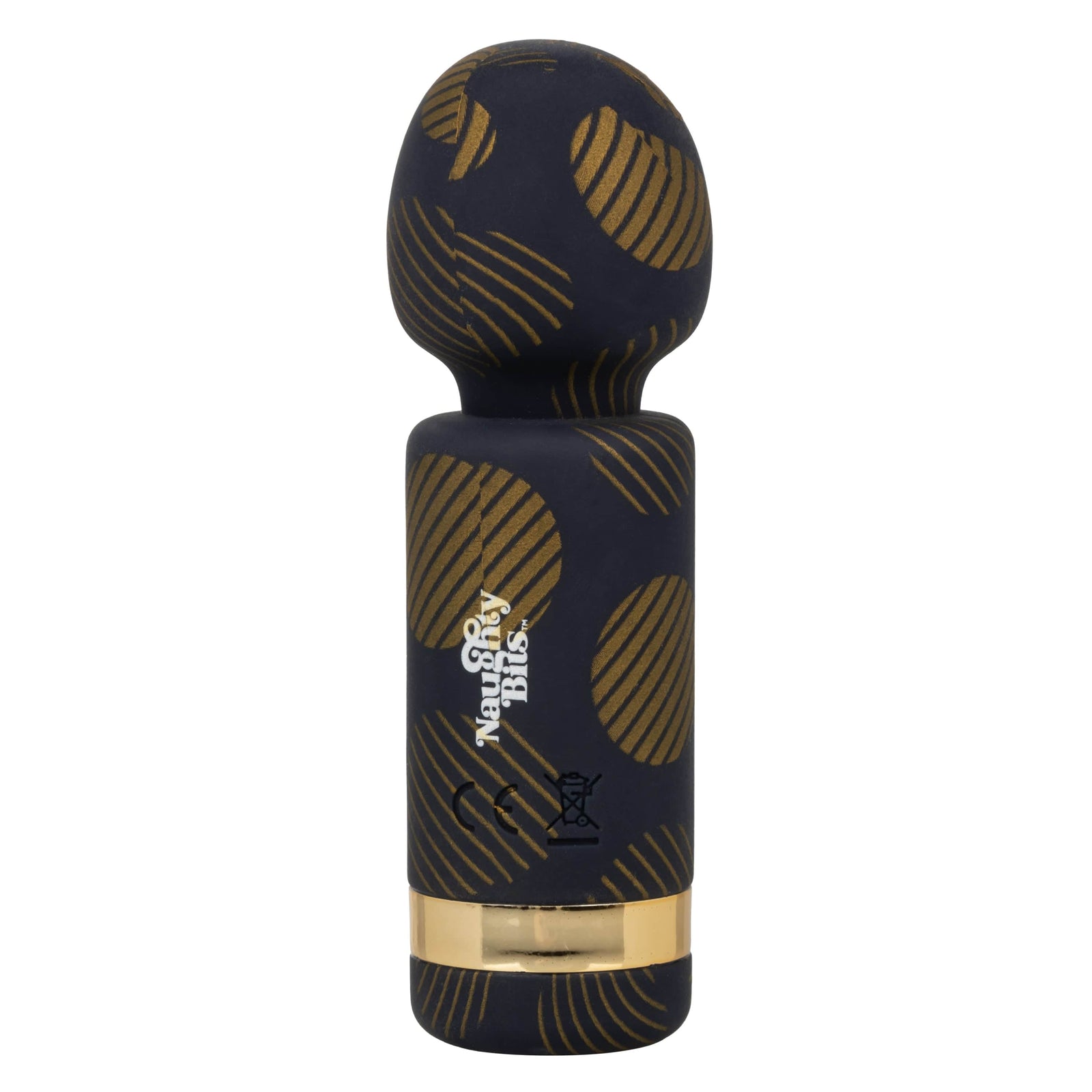 California Exotics - Naughty Bits Lit Clit Teenie Weenie Mini Wand Massager (Black) - Mini Wand Massagers (Vibration) Rechargeable Durio.sg