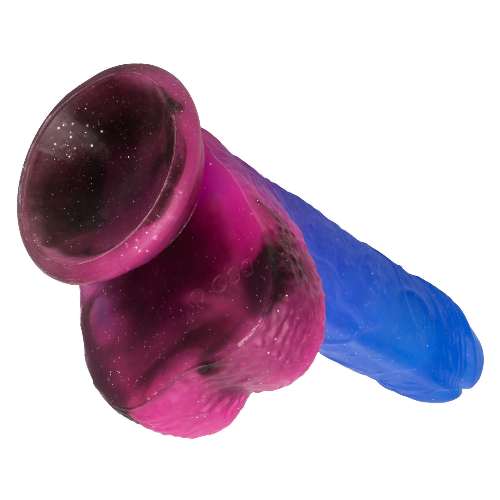 California Exotics - Naughty Bits Ombre Hombre Vibrating Dildo (Purple) - Realistic Dildo with suction cup (Vibration) Rechargeable Durio.sg