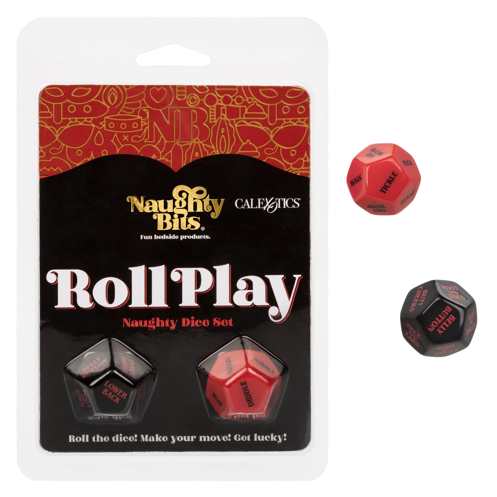California Exotics - Naughty Bits Roll Play Naughty Dice Set - Games Durio.sg
