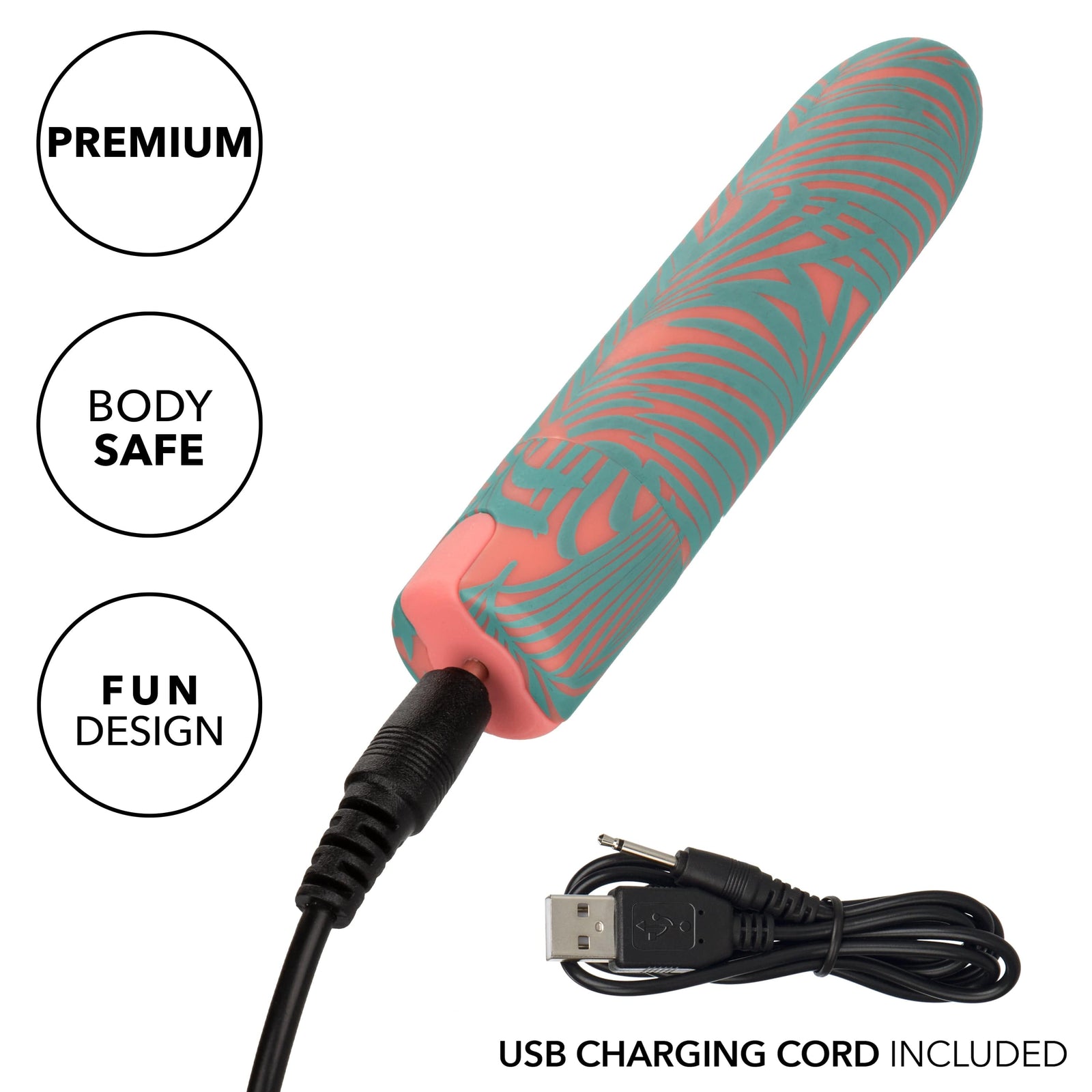 California Exotics - Naughty Bits You Do You Mini Massager Bullet Vibrator (Multi Colour) - Bullet (Vibration) Rechargeable Durio.sg