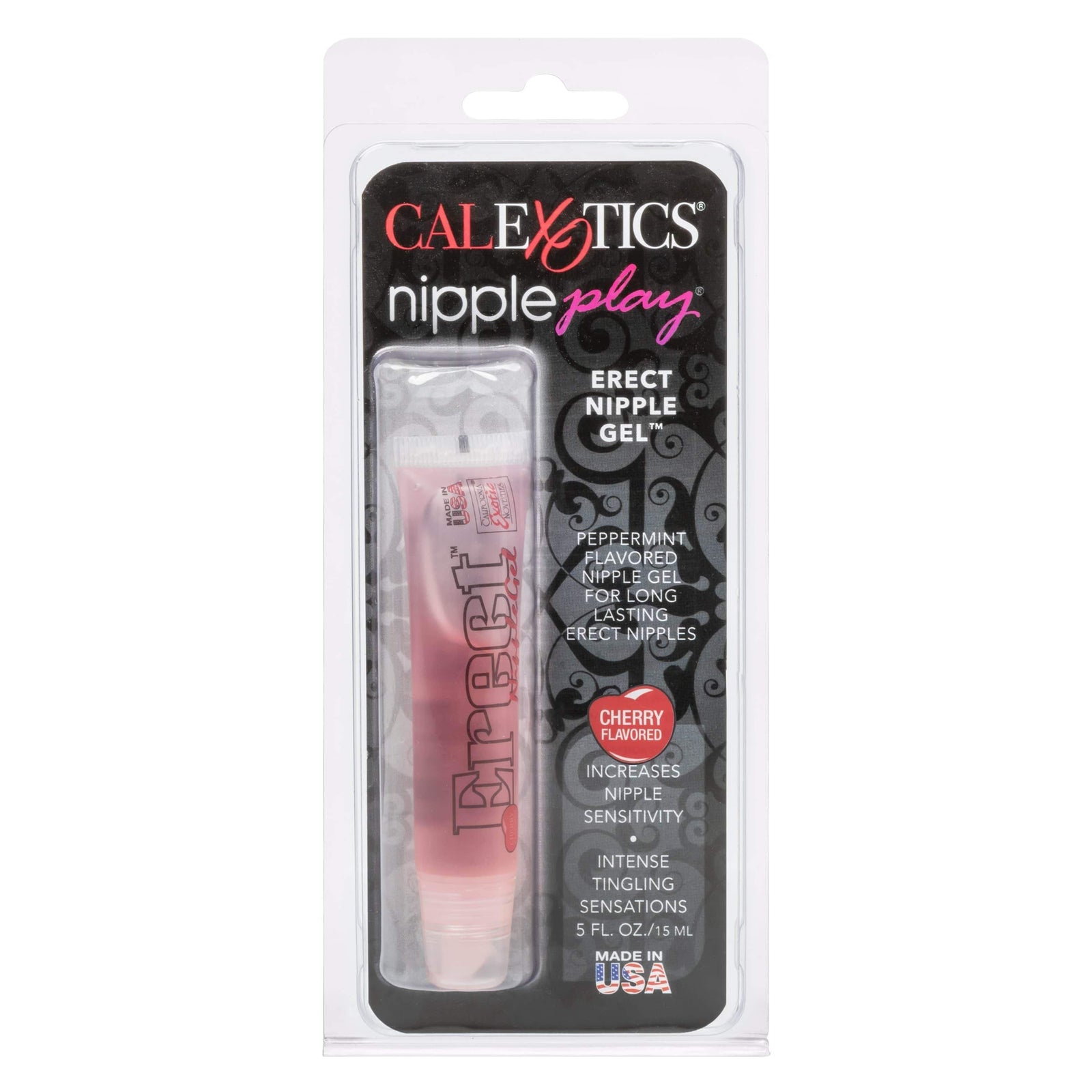 California Exotics - Nipple Play Cherry Flavored Erect Nipple Arousal Gel 15ml - Arousal Gel Durio.sg