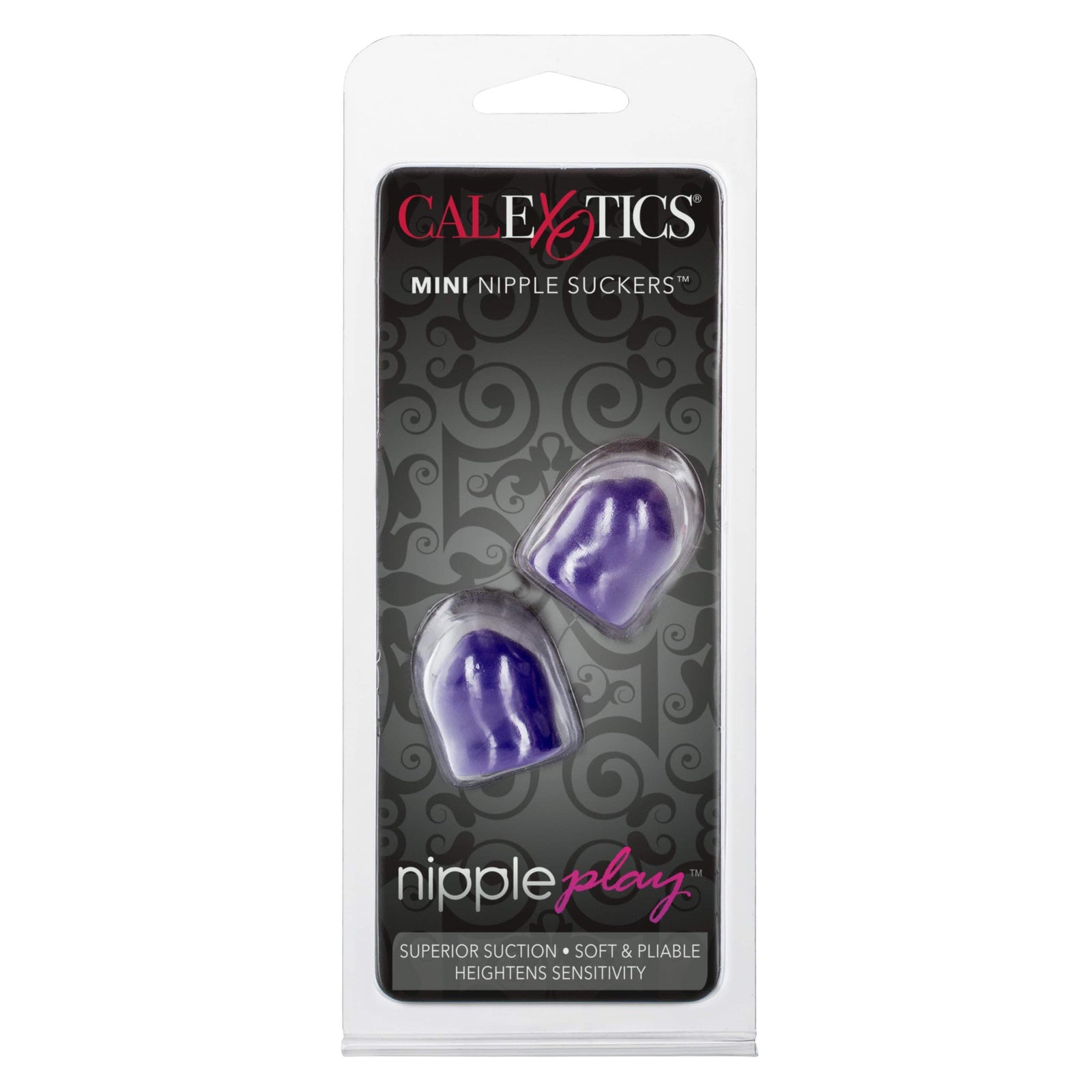 California Exotics - Nipple Play Mini Nipple Suckers (Purple) - Nipple Pumps (Non Vibration) Durio.sg