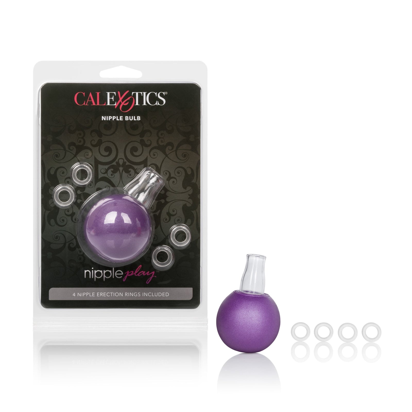 California Exotics - Nipple Play Nipple Bulb Pump (Purple) - Nipple Pumps (Non Vibration) Durio.sg