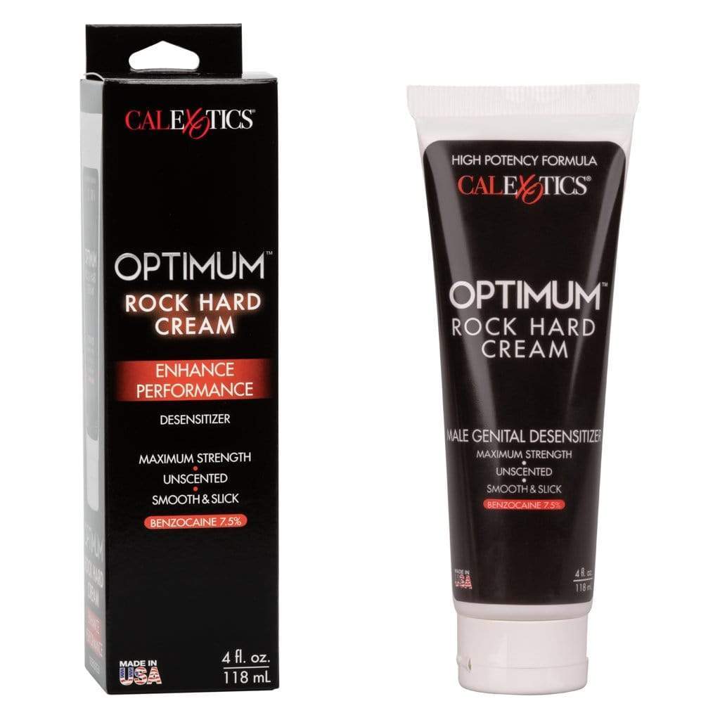 California Exotics - Optimum Rock Hard Desensitizer Delayer Cream 4oz - Delayer Durio.sg