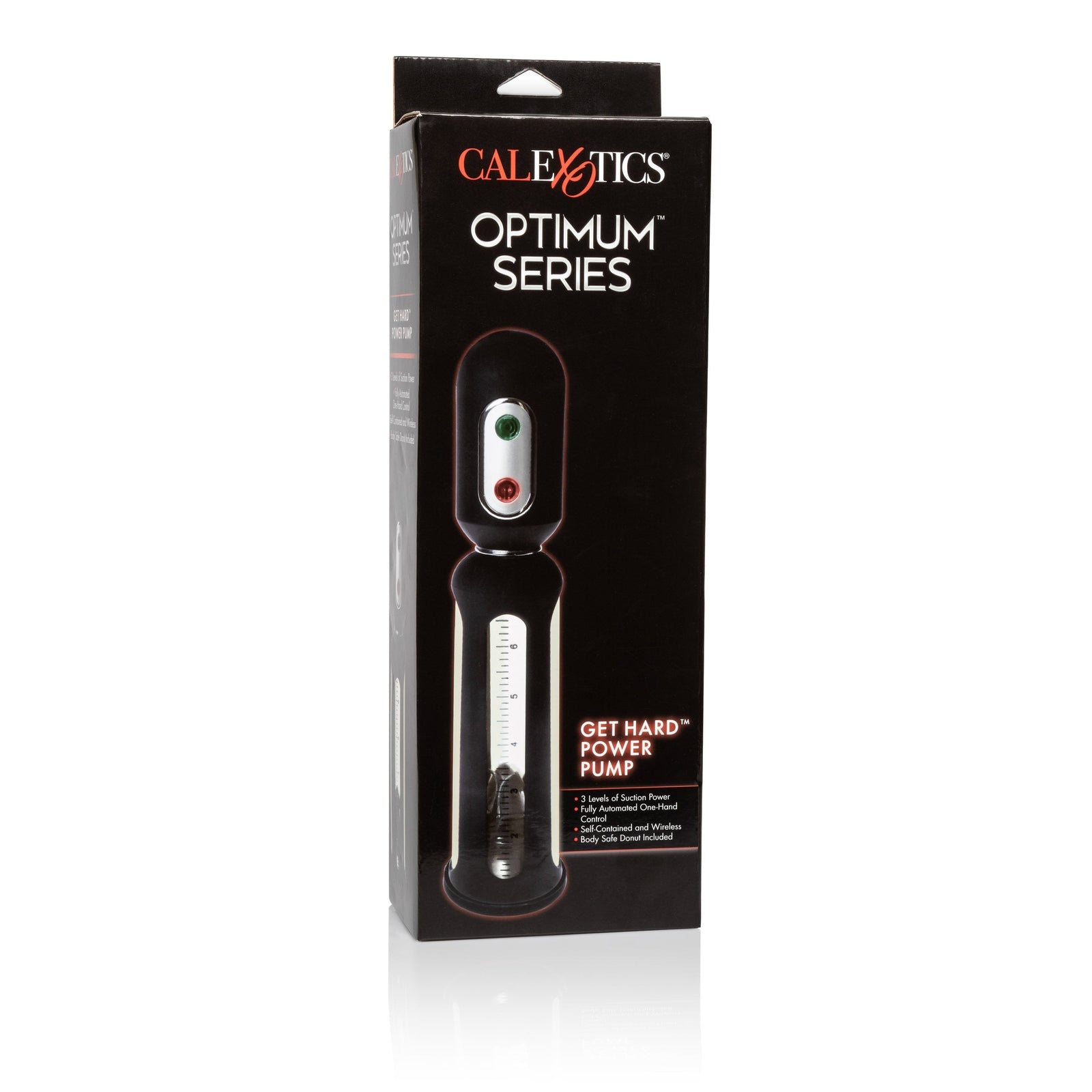 California Exotics - Optimum Series Get Hard Power Penis Pump (Clear) - Penis Pump (Vibration) Non Rechargeable Durio.sg