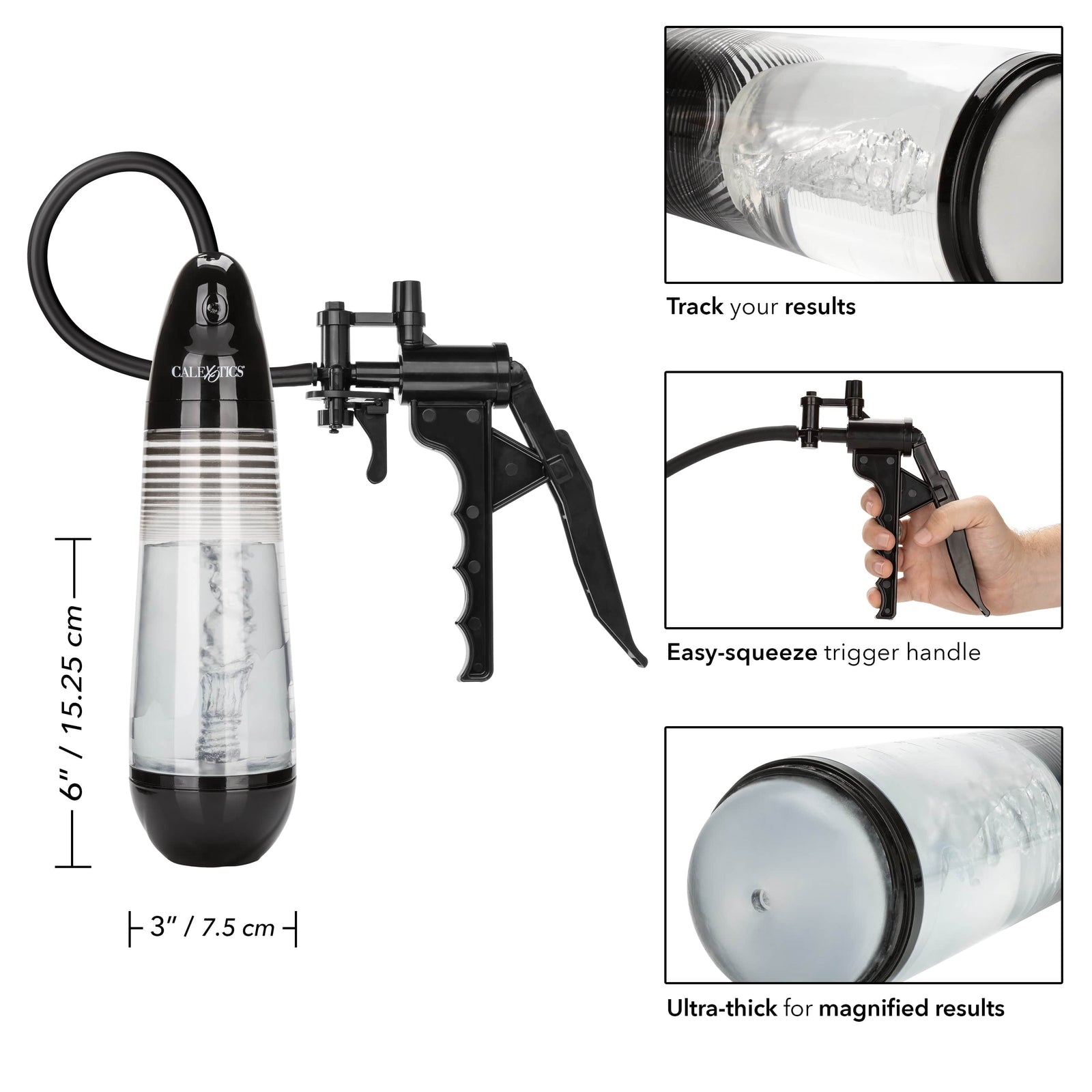 California Exotics - Optimum Series Magic Penis Pump (Black) - Penis Pump (Non Vibration) Durio.sg