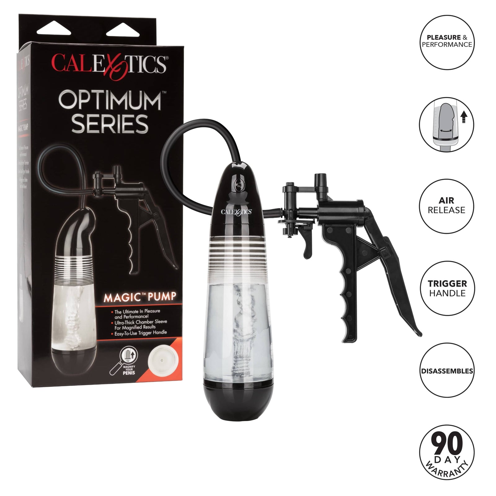 California Exotics - Optimum Series Magic Penis Pump (Black) - Penis Pump (Non Vibration) Durio.sg