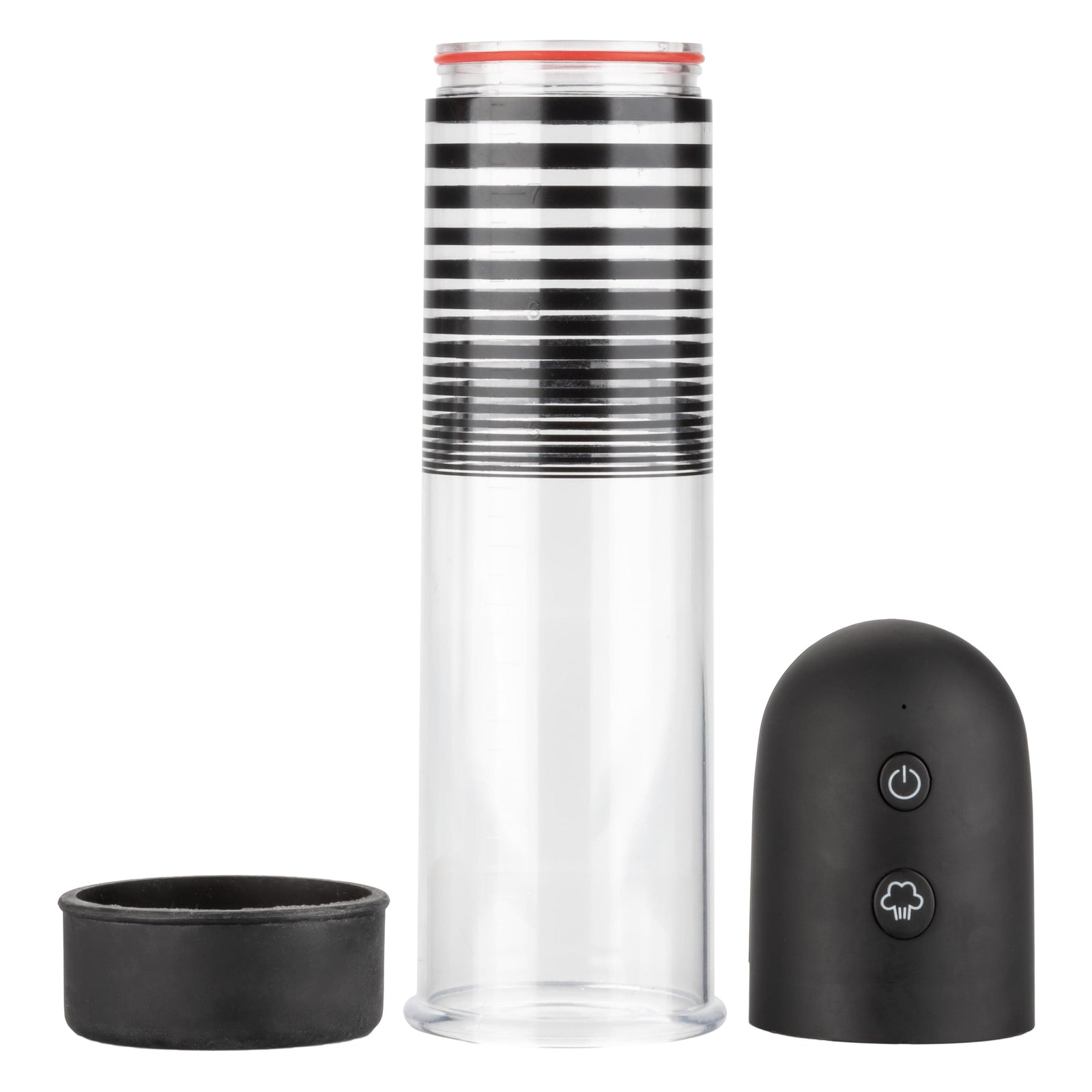 California Exotics - Optimum Series Rechargeable EZ Penis Pump Kit (Clear) - Penis Pump (Vibration) Rechargeable Durio.sg