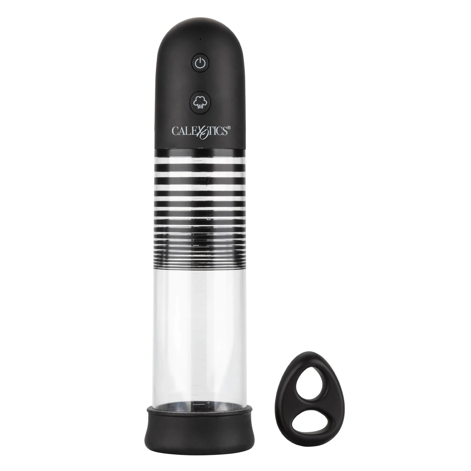 California Exotics - Optimum Series Rechargeable EZ Penis Pump Kit (Clear) - Penis Pump (Vibration) Rechargeable Durio.sg