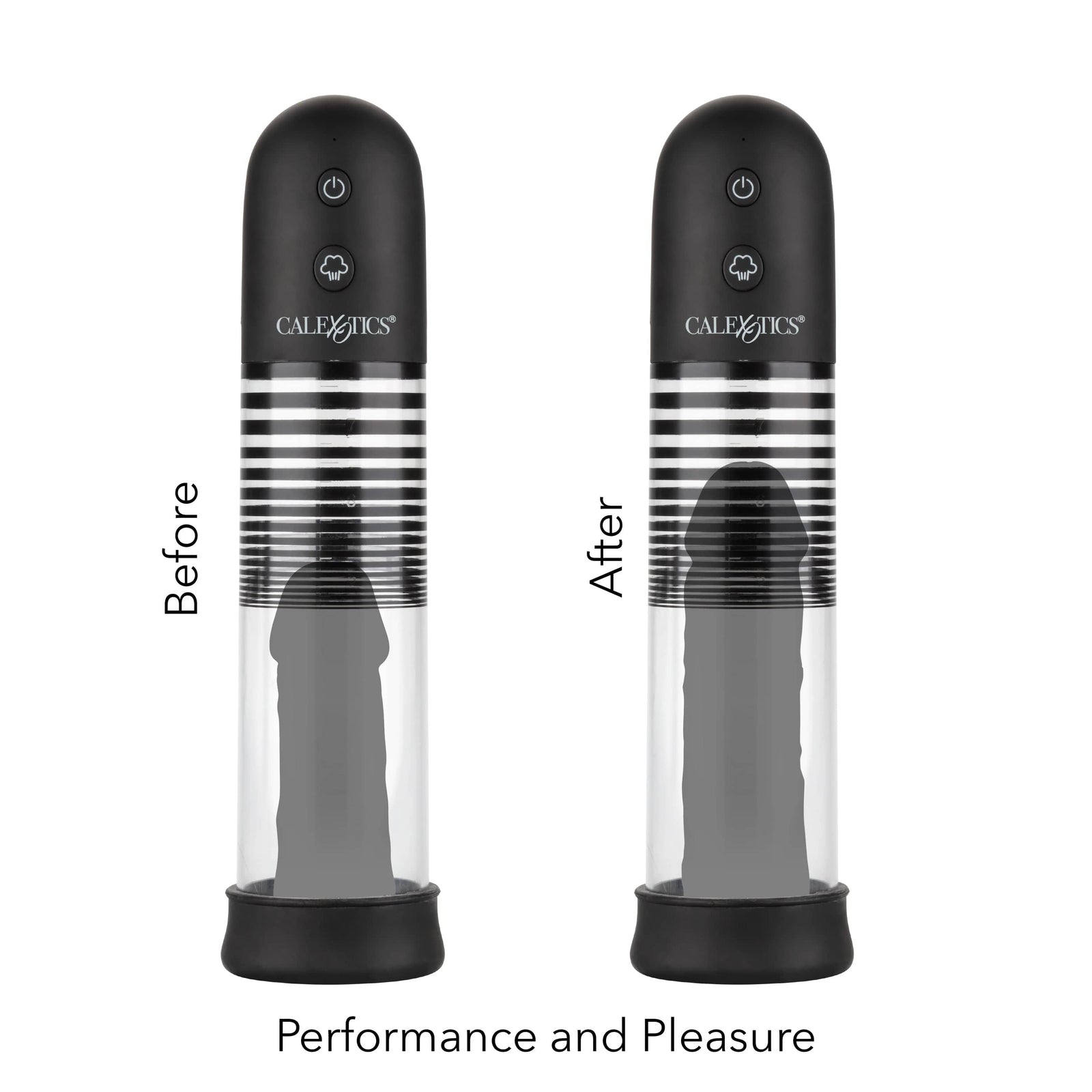 California Exotics - Optimum Series Rechargeable EZ Penis Pump Kit (Clear) - Penis Pump (Vibration) Rechargeable Durio.sg