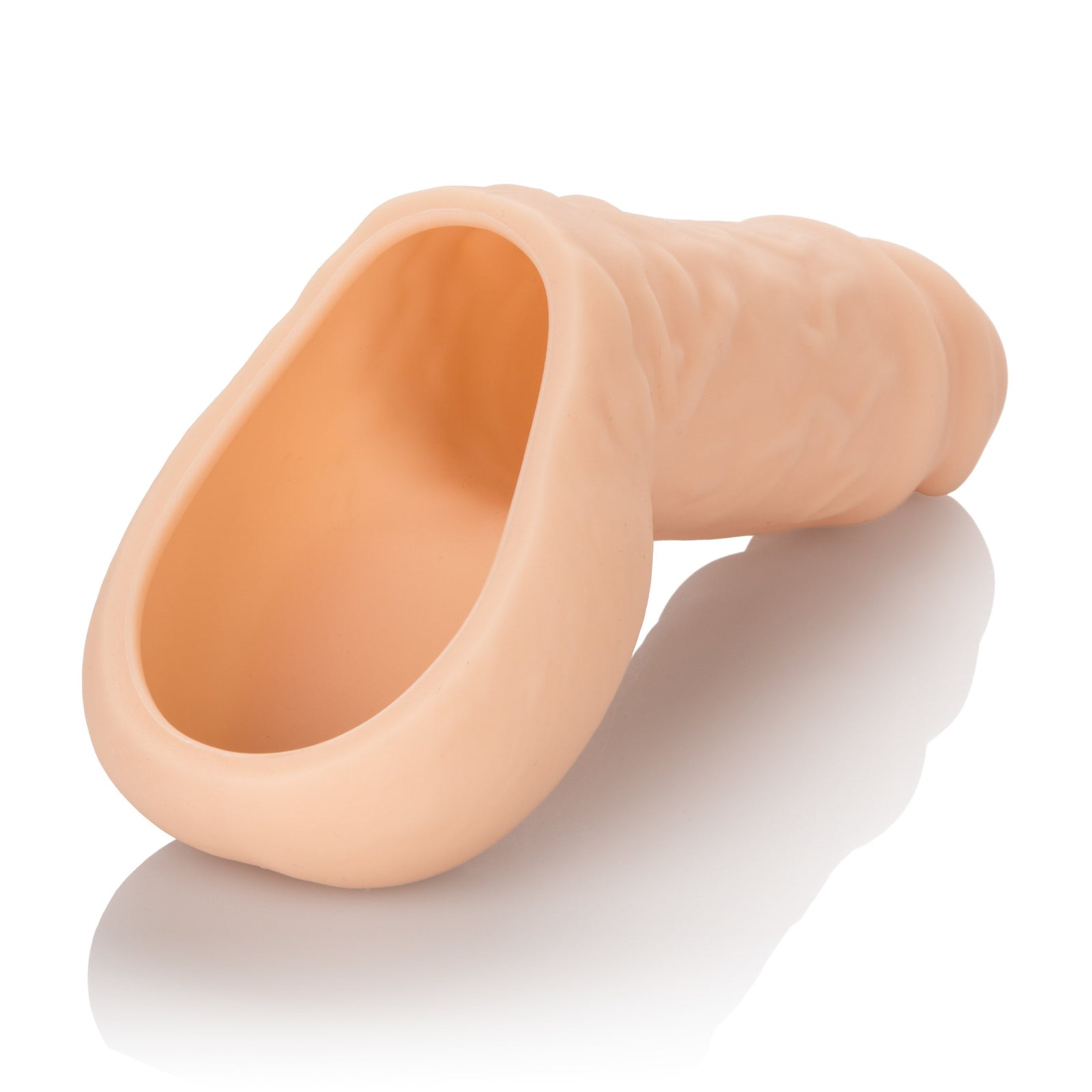 California Exotics - Packer Gear STP Hollow Packer (Beige) - Strap On with Hollow Dildo for Male (Non Vibration) Durio.sg