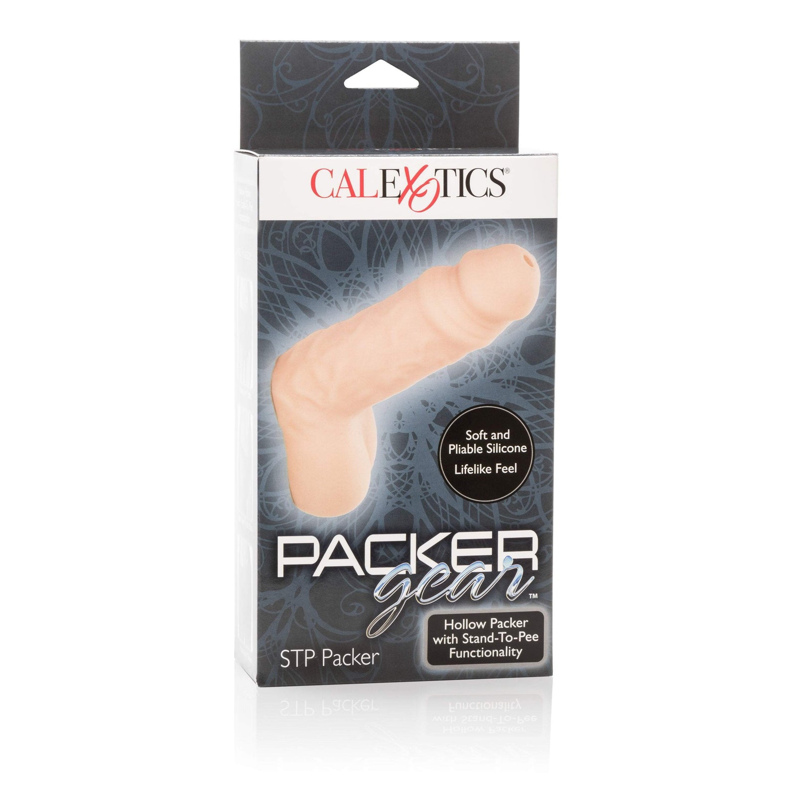 California Exotics - Packer Gear STP Hollow Packer (Beige) - Strap On with Hollow Dildo for Male (Non Vibration) Durio.sg