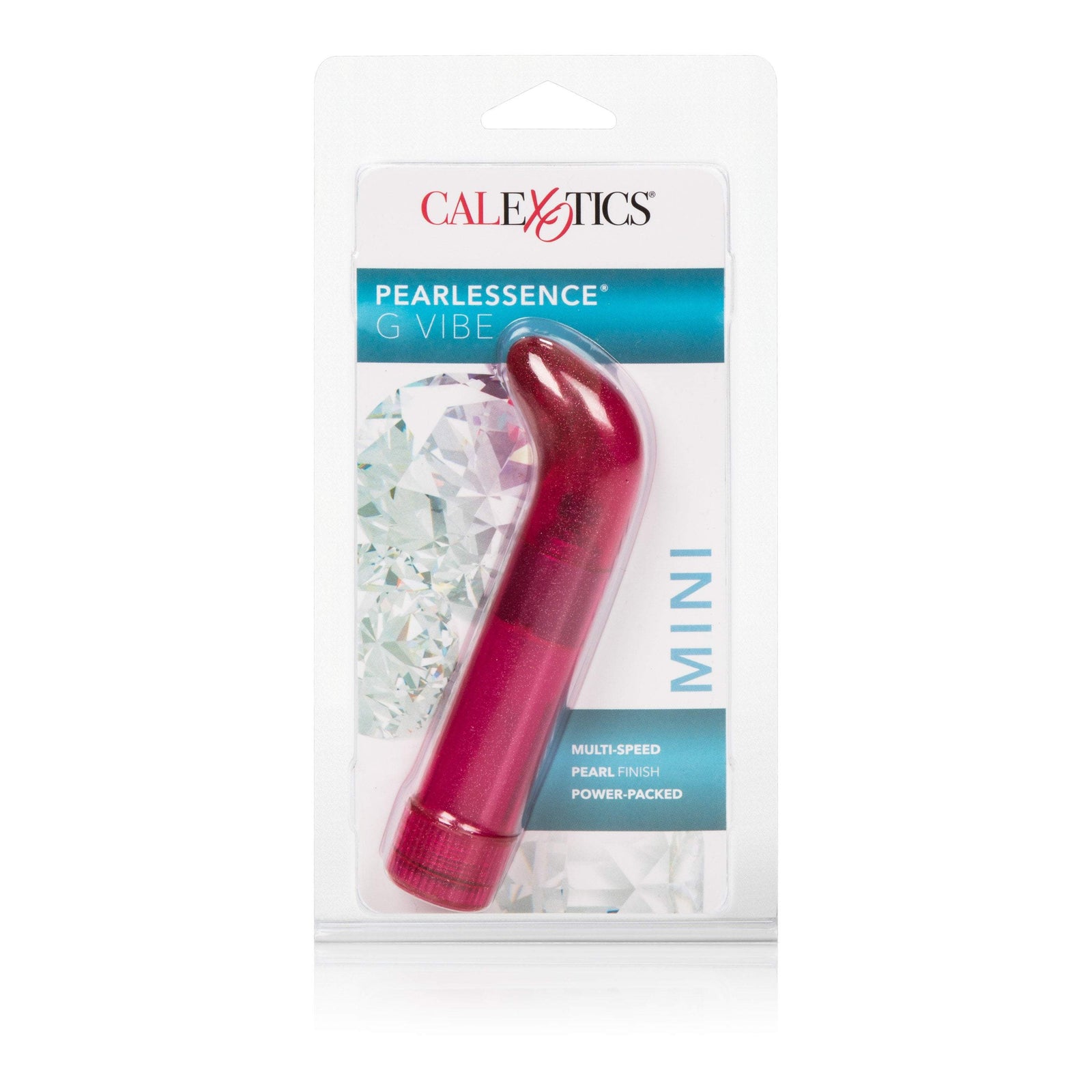 California Exotics - Pearlessence G Spot Vibrator (Pink) - G Spot Dildo (Vibration) Non Rechargeable Durio.sg