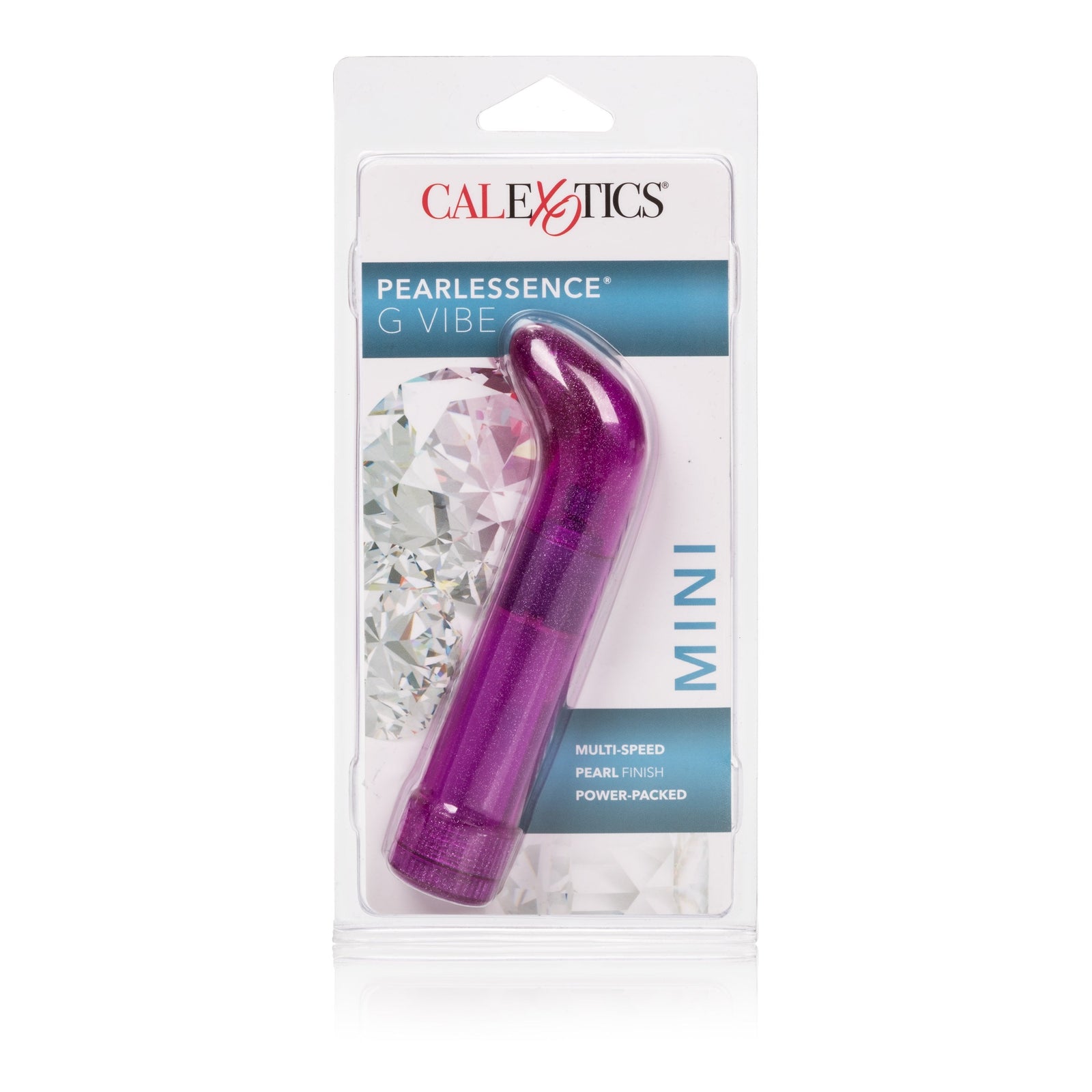 California Exotics - Pearlessence G Vibe Mini Vibrator (Purple) - G Spot Dildo (Vibration) Non Rechargeable Durio.sg
