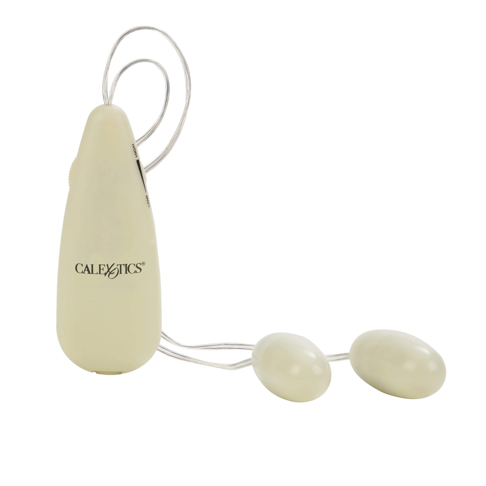 California Exotics - Pocket Exotics Glow In The Dark Double Bullets Vibrator (Green) - Wired Remote Control Egg (Vibration) Non Rechargeable Durio.sg