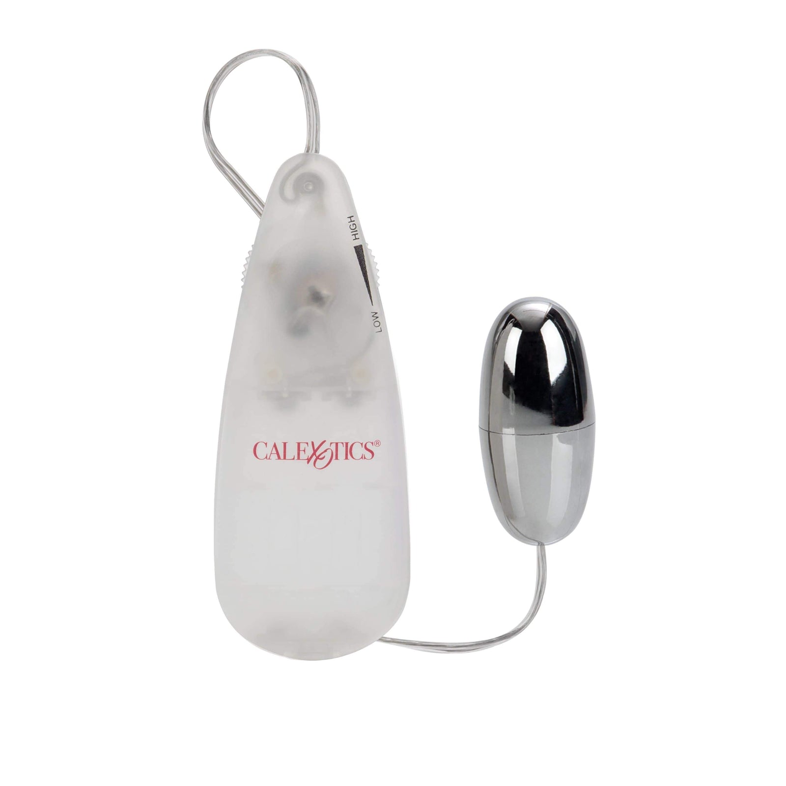 California Exotics - Pocket Exotics Vibrating Silver Bullet with Remote (SIlver) - Wired Remote Control Egg (Vibration) Non Rechargeable Durio.sg