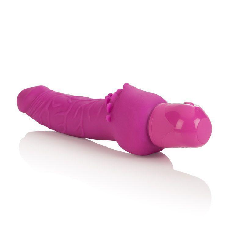 California Exotics - Power Stud Cliterrific Vibrator (Pink) - G Spot Dildo (Vibration) Non Rechargeable Durio.sg