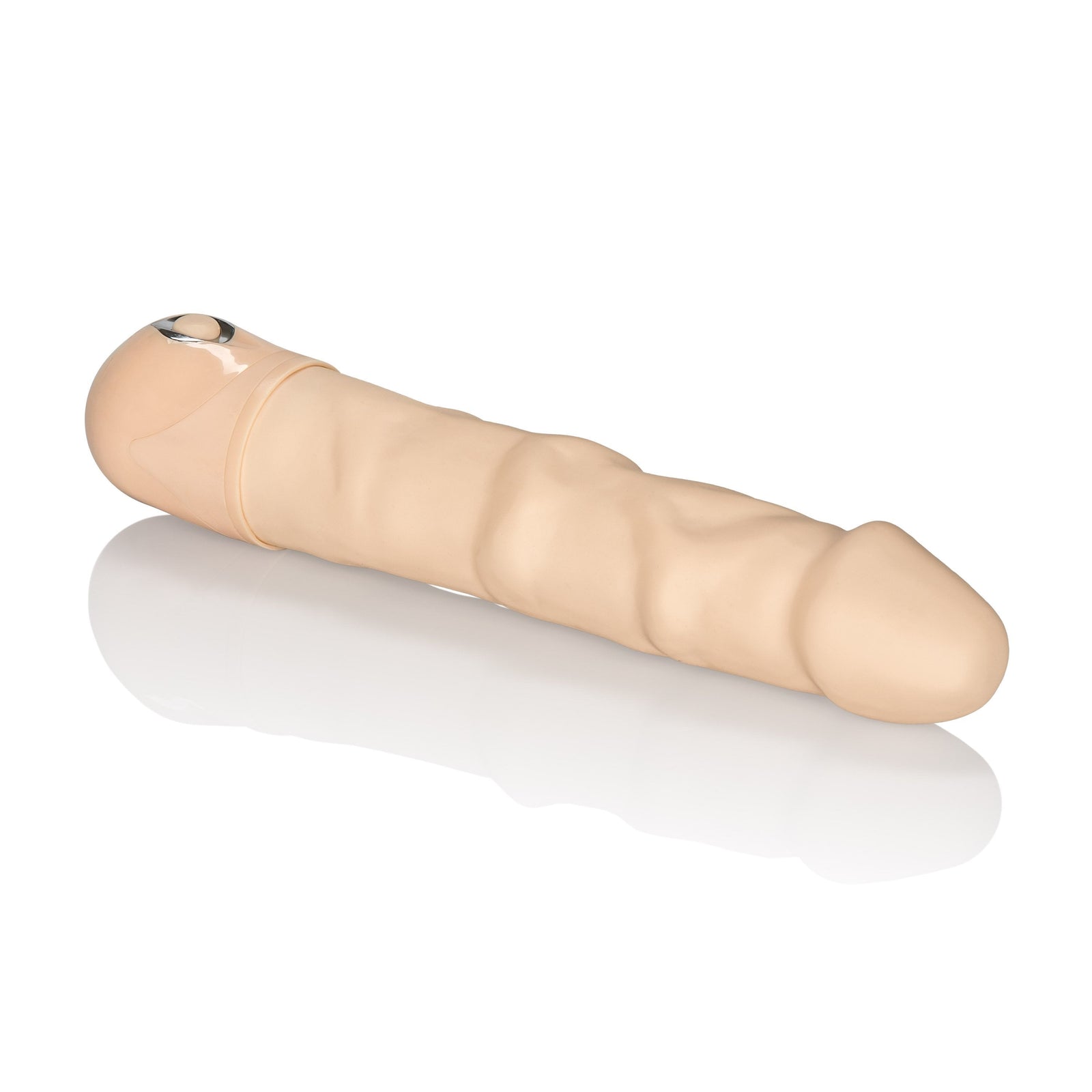 California Exotics - Power Stud Waterproof Rod Dildo Vibrator (Beige) - Realistic Dildo w/o suction cup (Vibration) Non Rechargeable Durio.sg