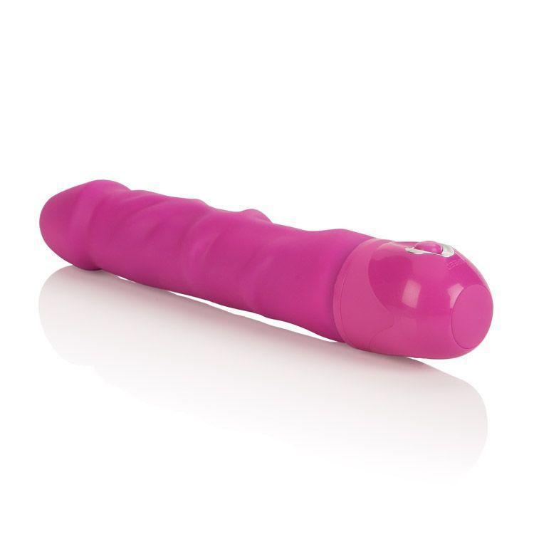 California Exotics - Power Stud Waterproof Stud Rod Dong (Pink) - Realistic Dildo w/o suction cup (Vibration) Non Rechargeable Durio.sg