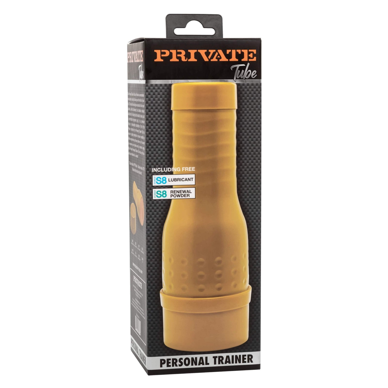 California Exotics - Private Tube Personal Trainer Pussy Masturbator (Gold) - Masturbator Vagina (Non Vibration) Durio.sg