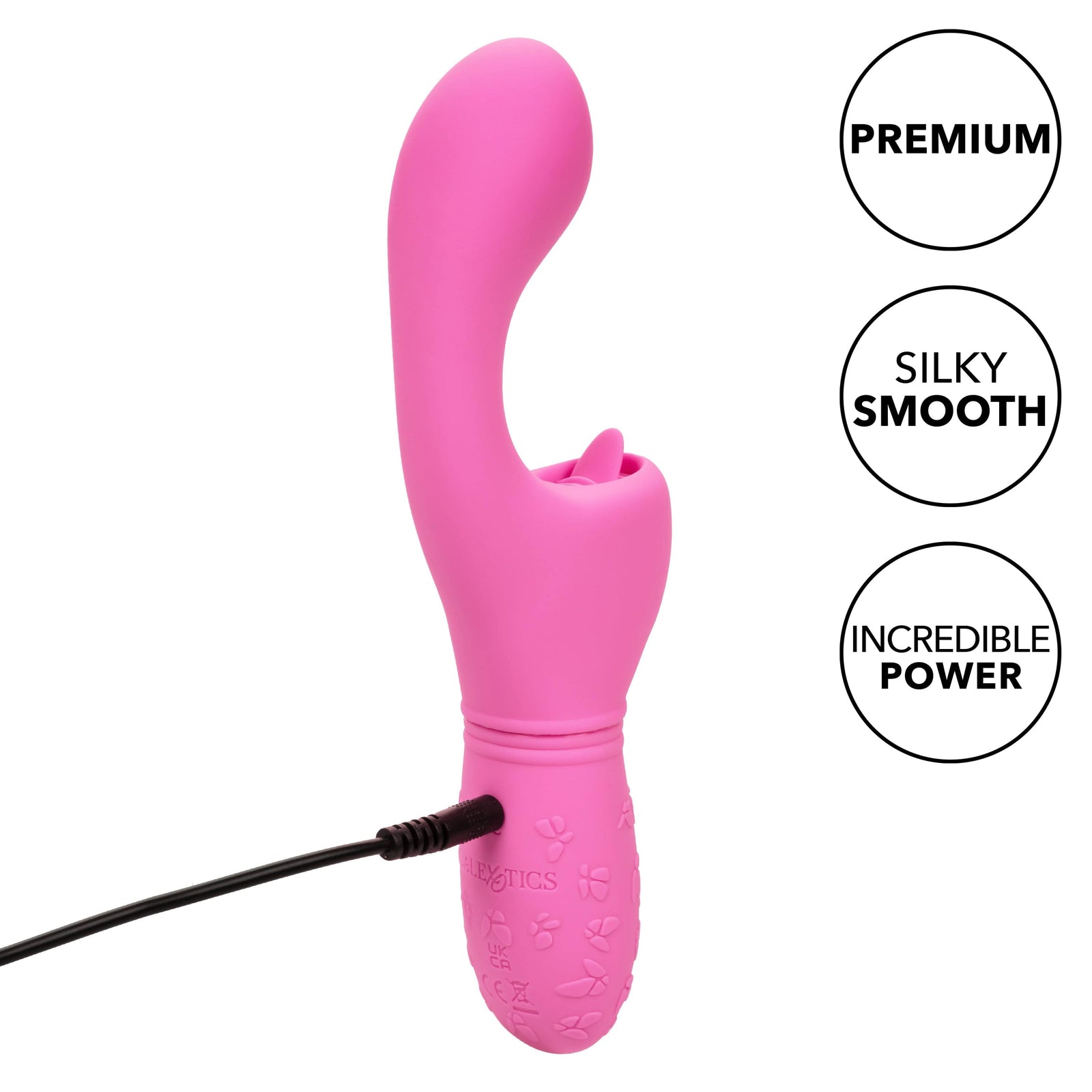 California Exotics - Rechargeable Butterfly Kiss Flicker G Spot Vibrator (Pink) - G Spot Dildo (Vibration) Rechargeable Durio.sg