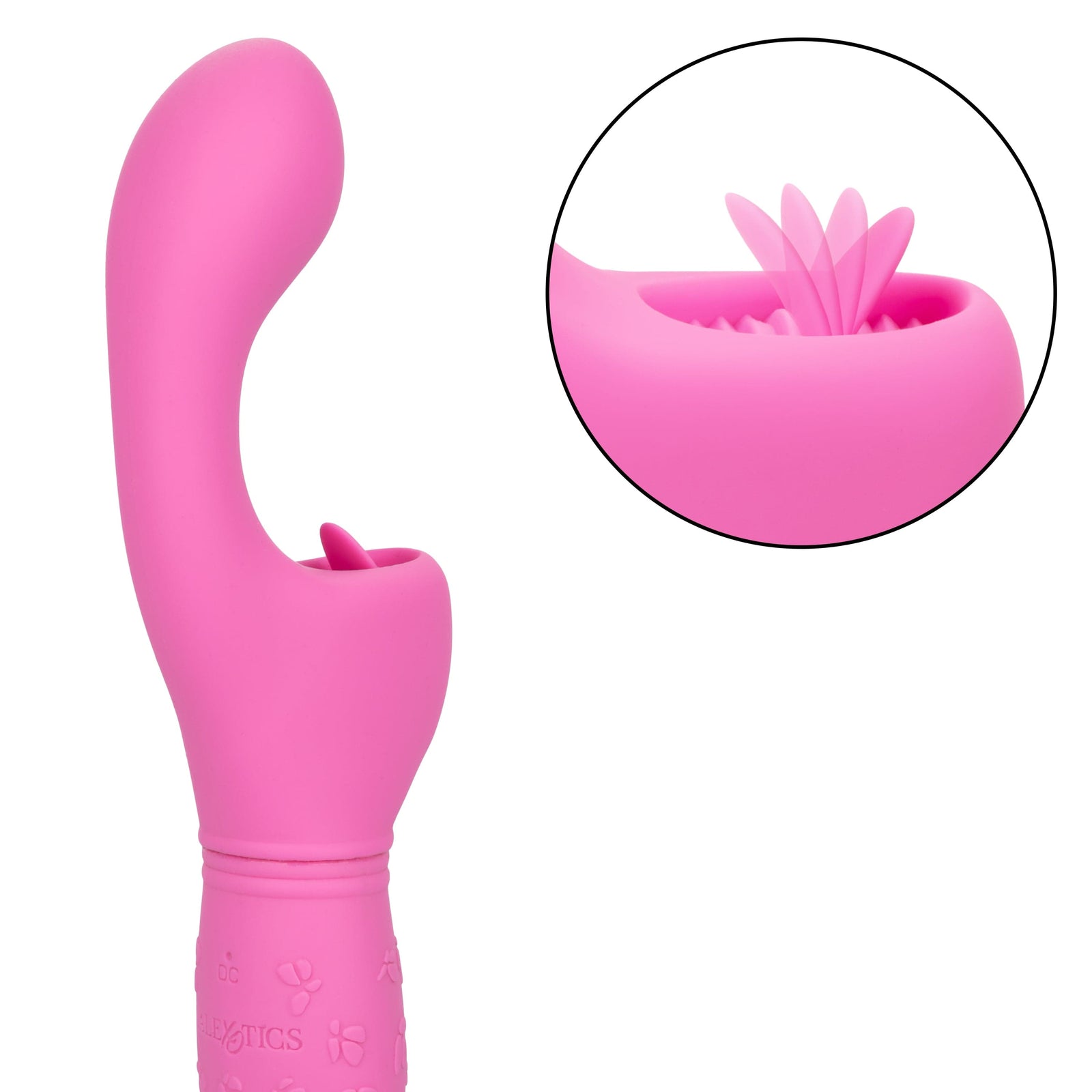 California Exotics - Rechargeable Butterfly Kiss Flicker G Spot Vibrator (Pink) - G Spot Dildo (Vibration) Rechargeable Durio.sg