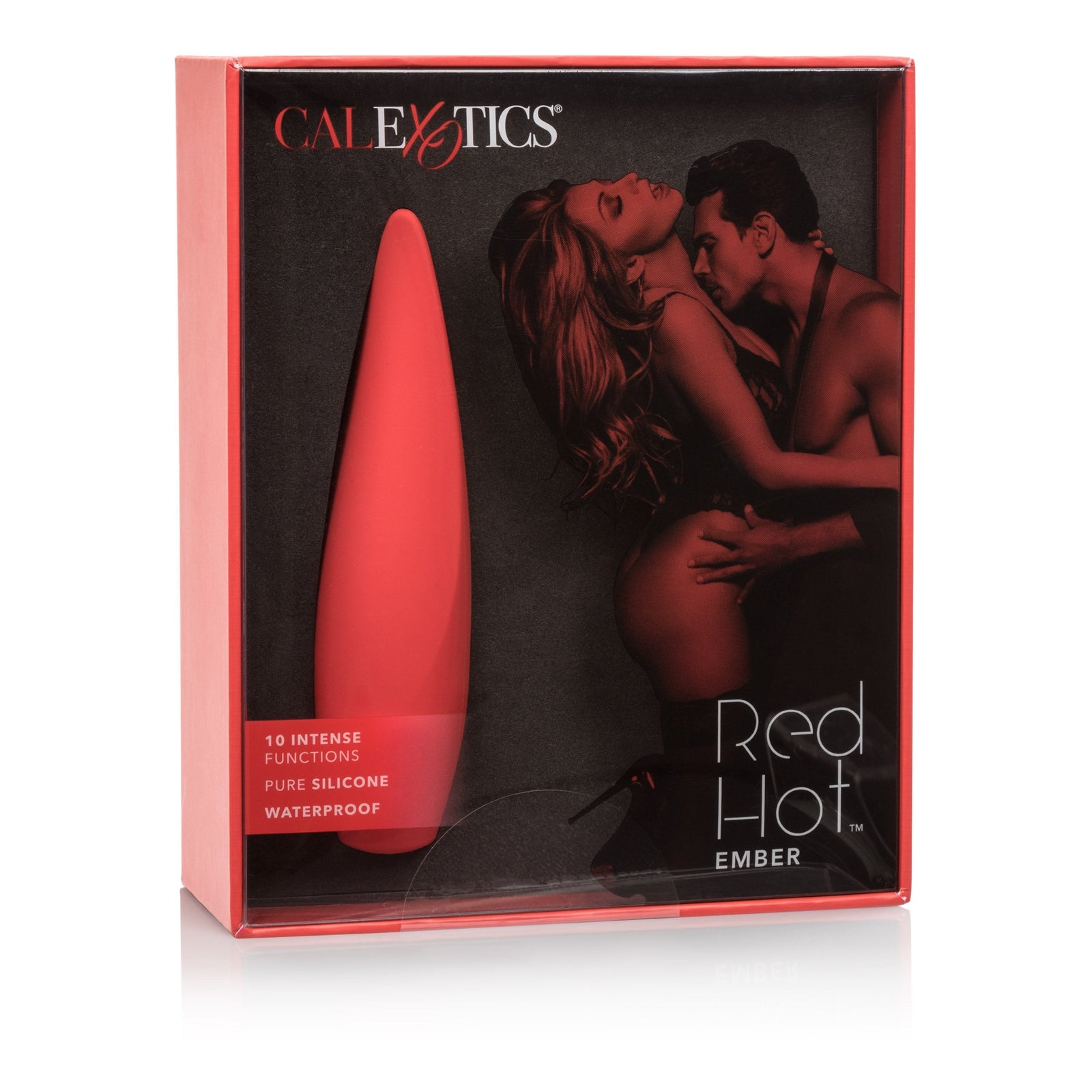 California Exotics - Red Hot Ember Rechargeable Clit Massager (Red) - Clit Massager (Vibration) Rechargeable Durio.sg