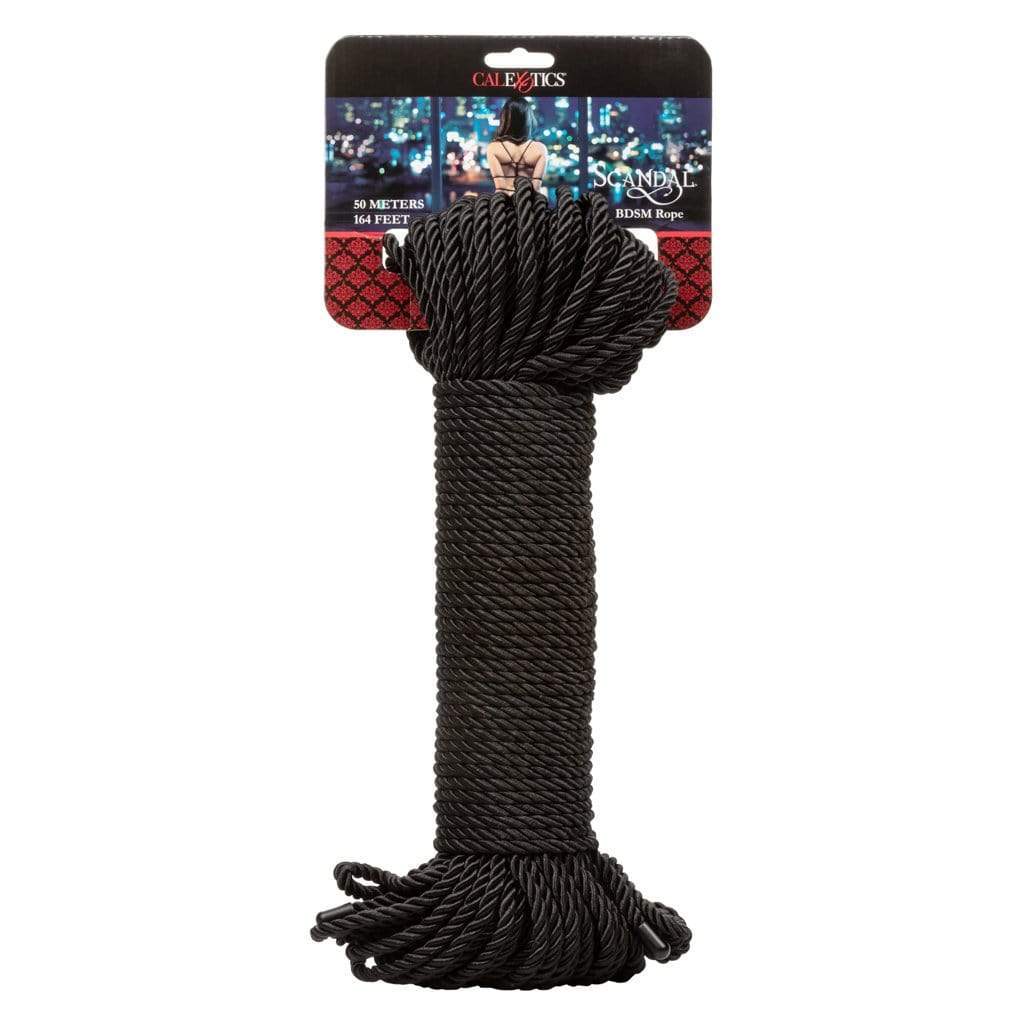 California Exotics - Scandal BDSM Rope 164ft (Black) - Rope Durio.sg