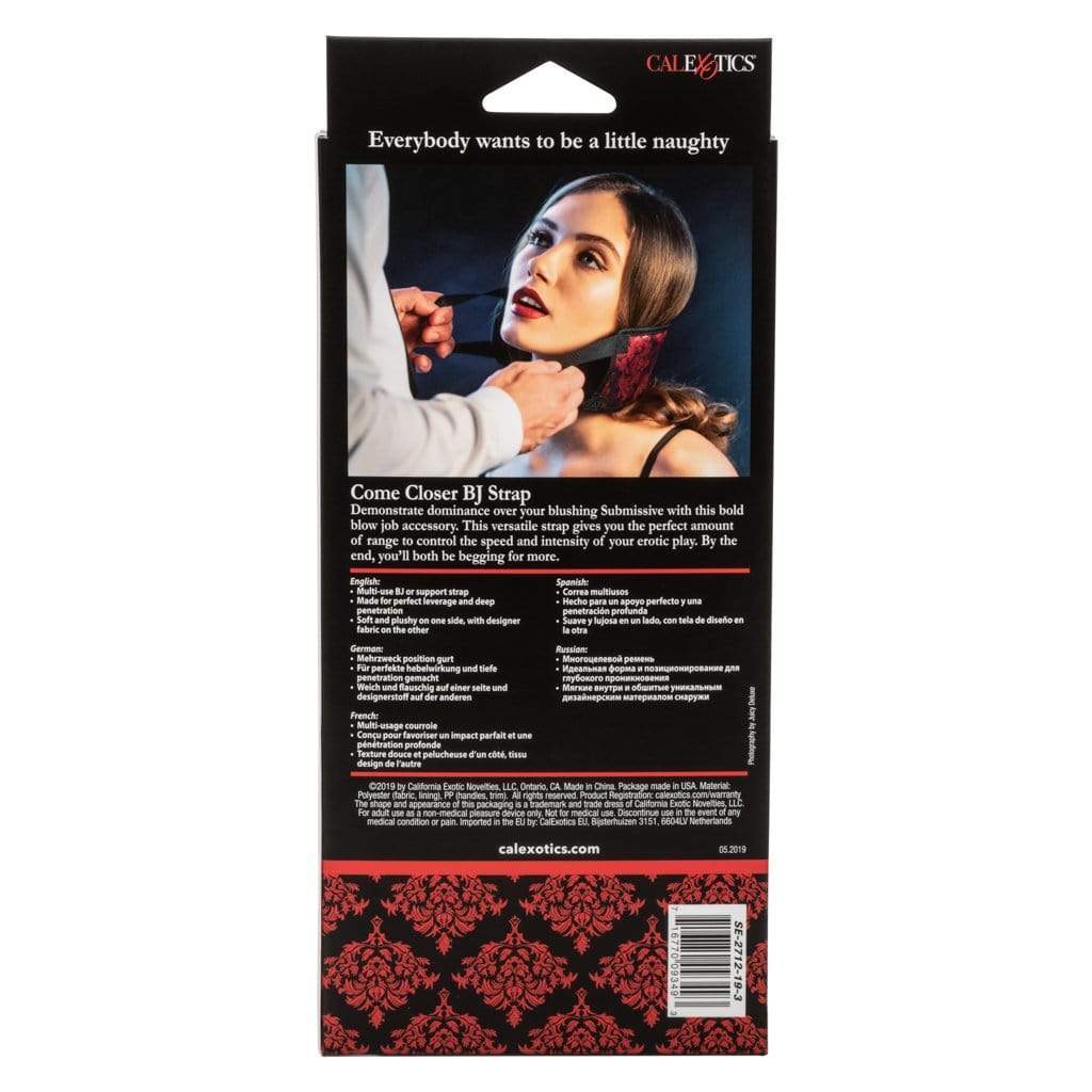 California Exotics - Scandal Come Closer BJ Sex Strap (Red) - Sex Straps Durio.sg