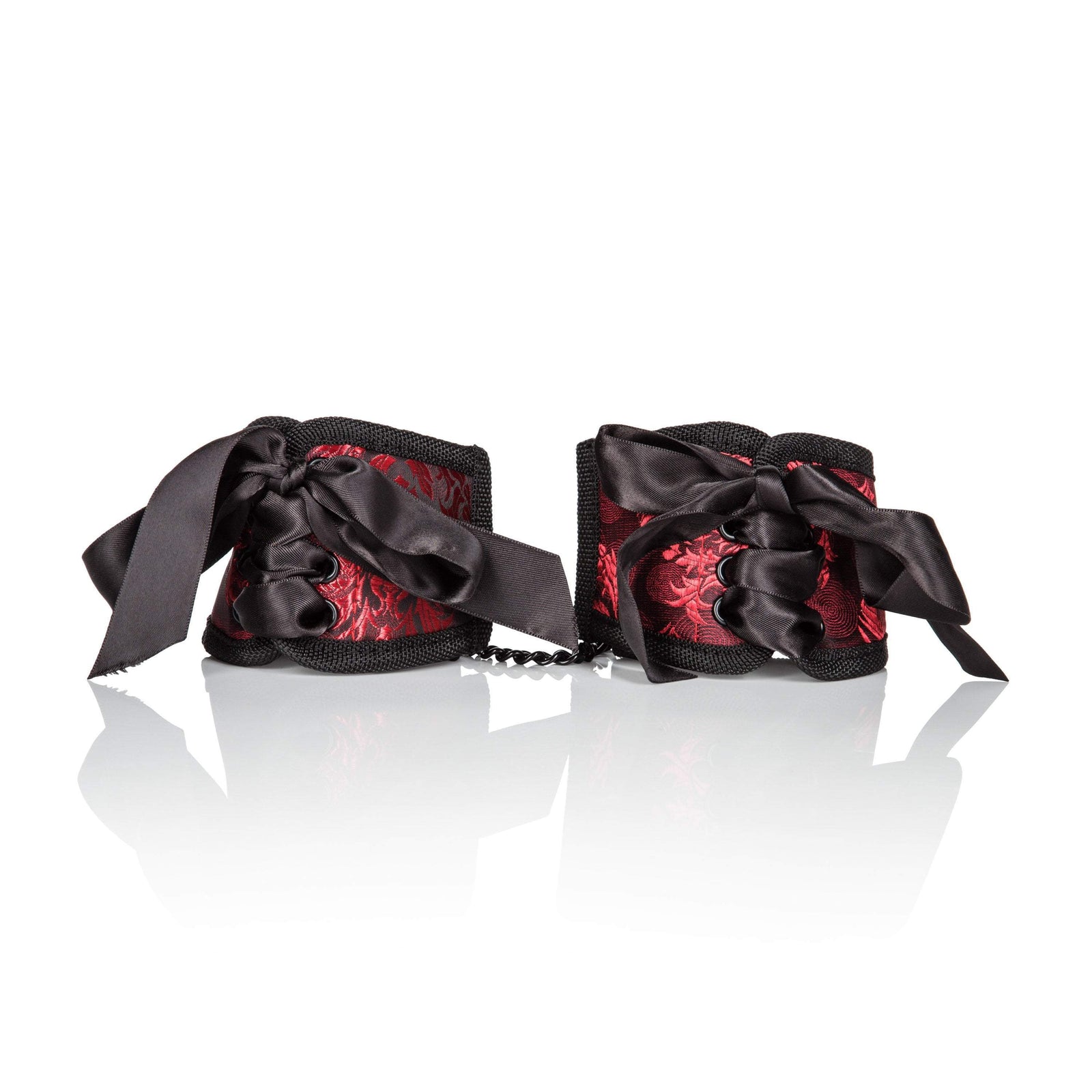 California Exotics - Scandal Corset Cuffs (Red) - Hand/Leg Cuffs Durio.sg