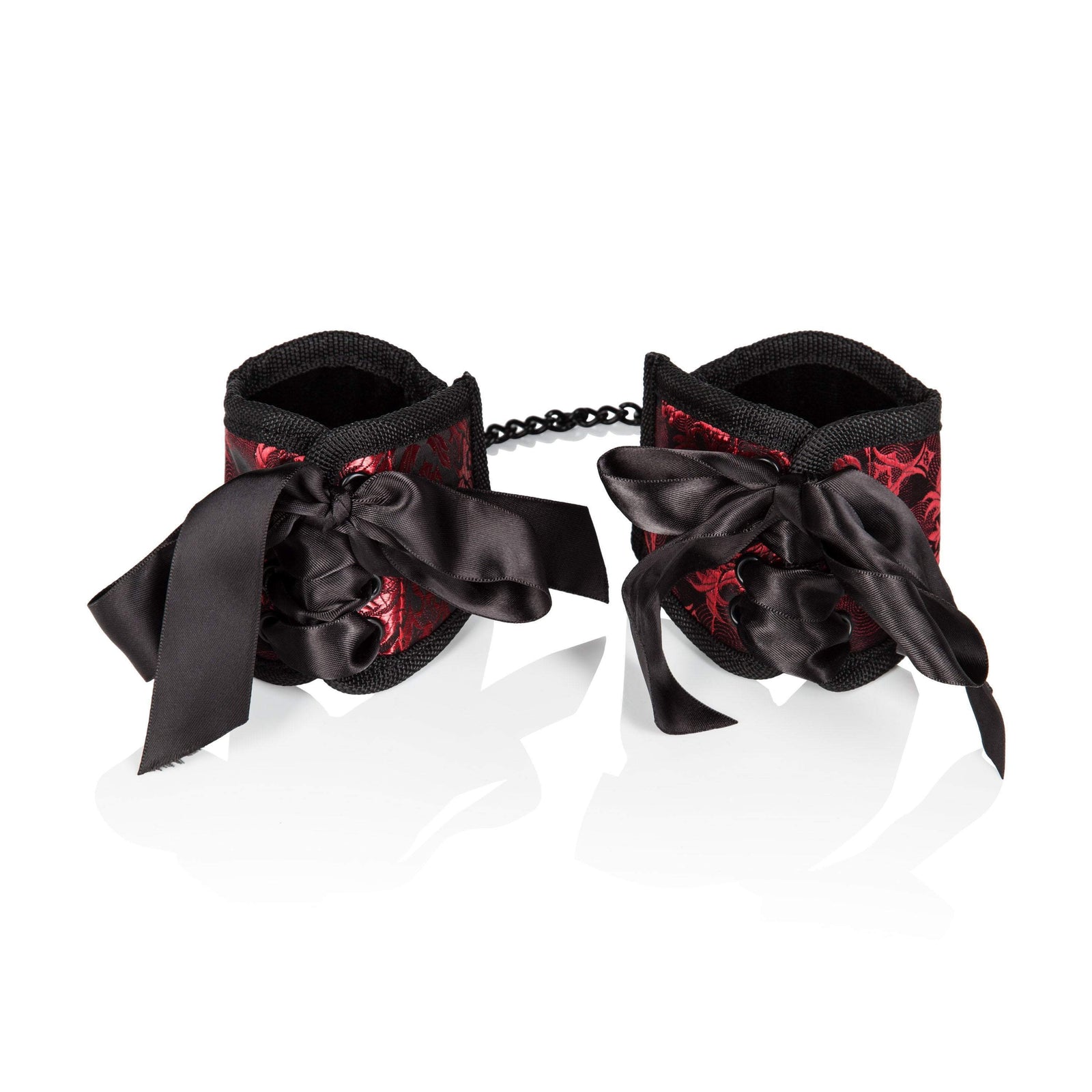 California Exotics - Scandal Corset Cuffs (Red) - Hand/Leg Cuffs Durio.sg