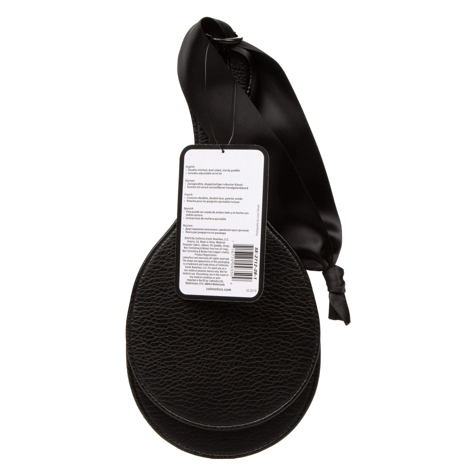 California Exotics - Scandal Round Double Paddle (Red) - Paddle Durio.sg