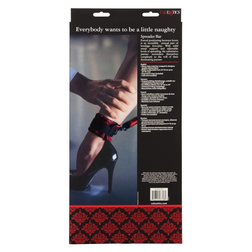 California Exotics - Scandal Spreader Bar (Red) - BDSM (Others) Durio.sg
