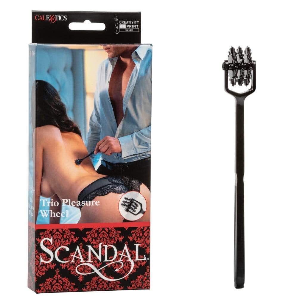 California Exotics - Scandal Trio BDSM Pleasure Wheel (Black) - BDSM (Others) Durio.sg
