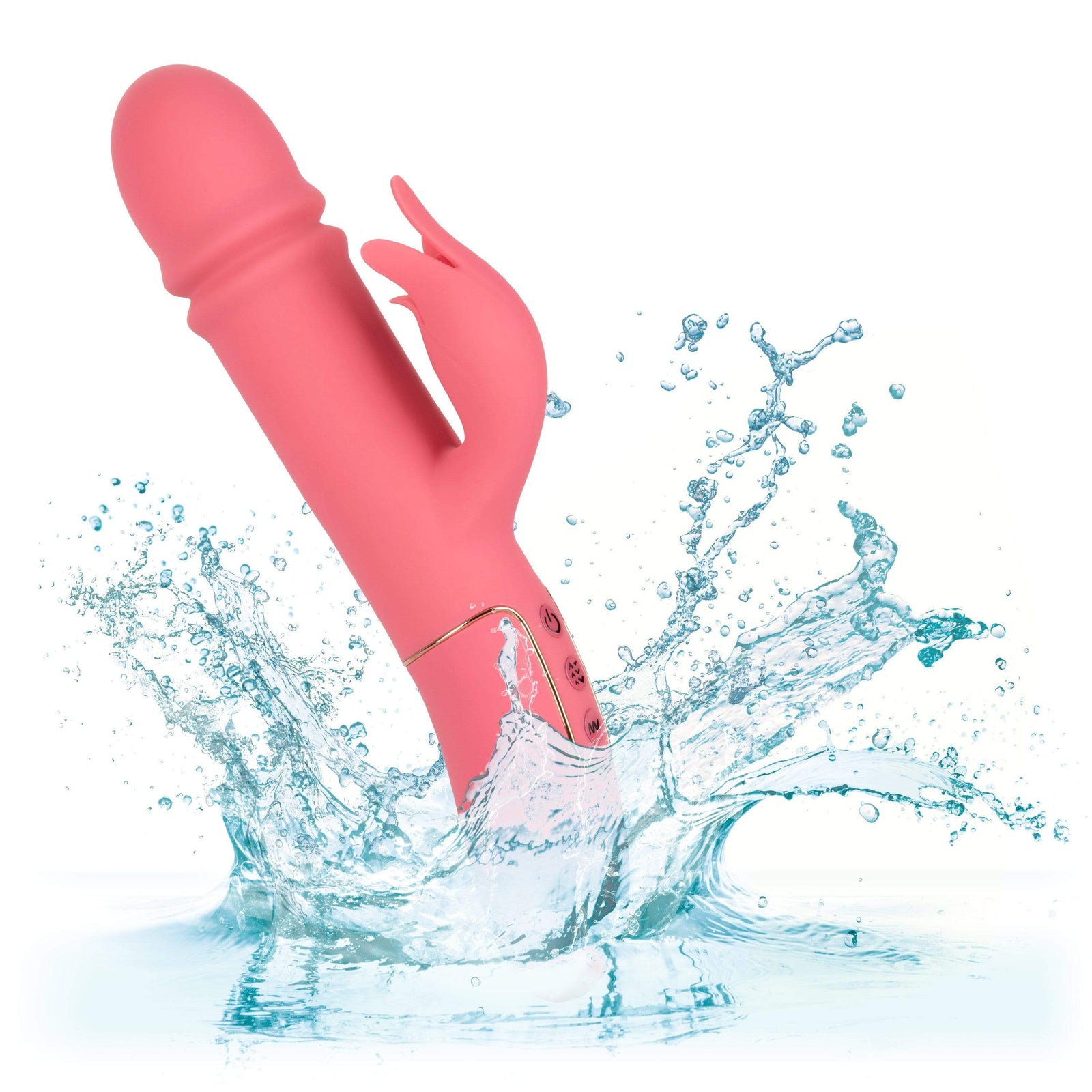California Exotics - Shameless Tease Rabbit Vibrator (Pink) - Rabbit Dildo (Vibration) Rechargeable Durio.sg
